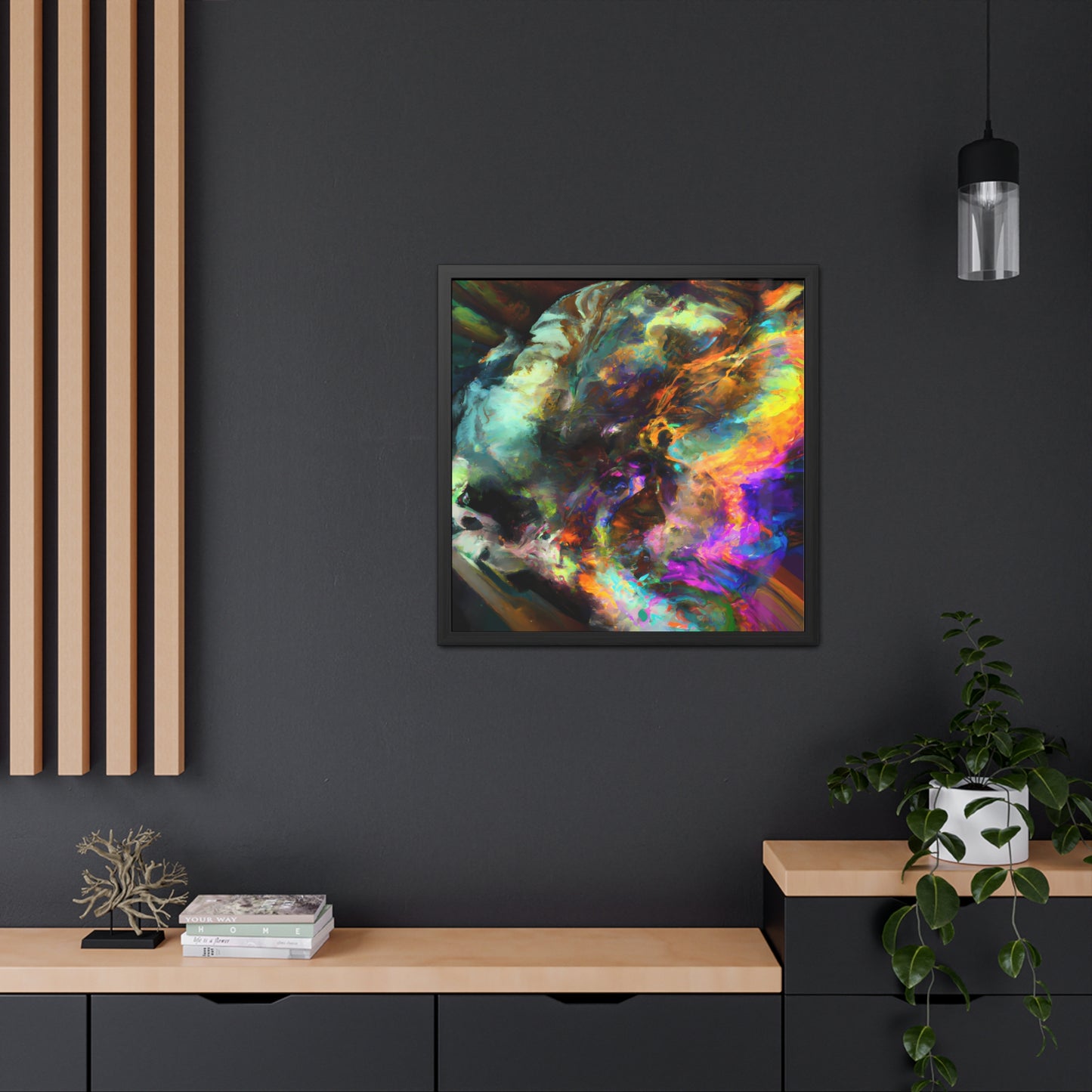 Quantum Euphoria 6 - on Framed Print