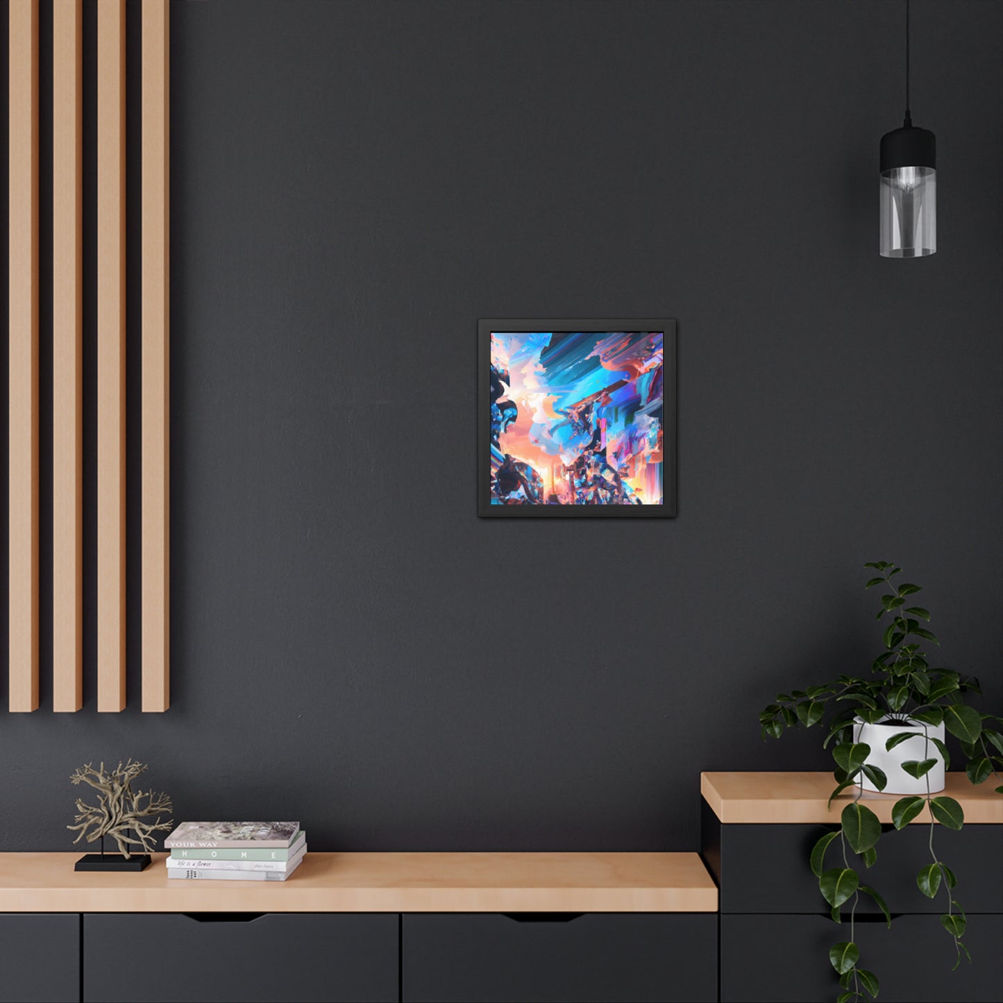 Temporal Flux 14 - on Framed Print