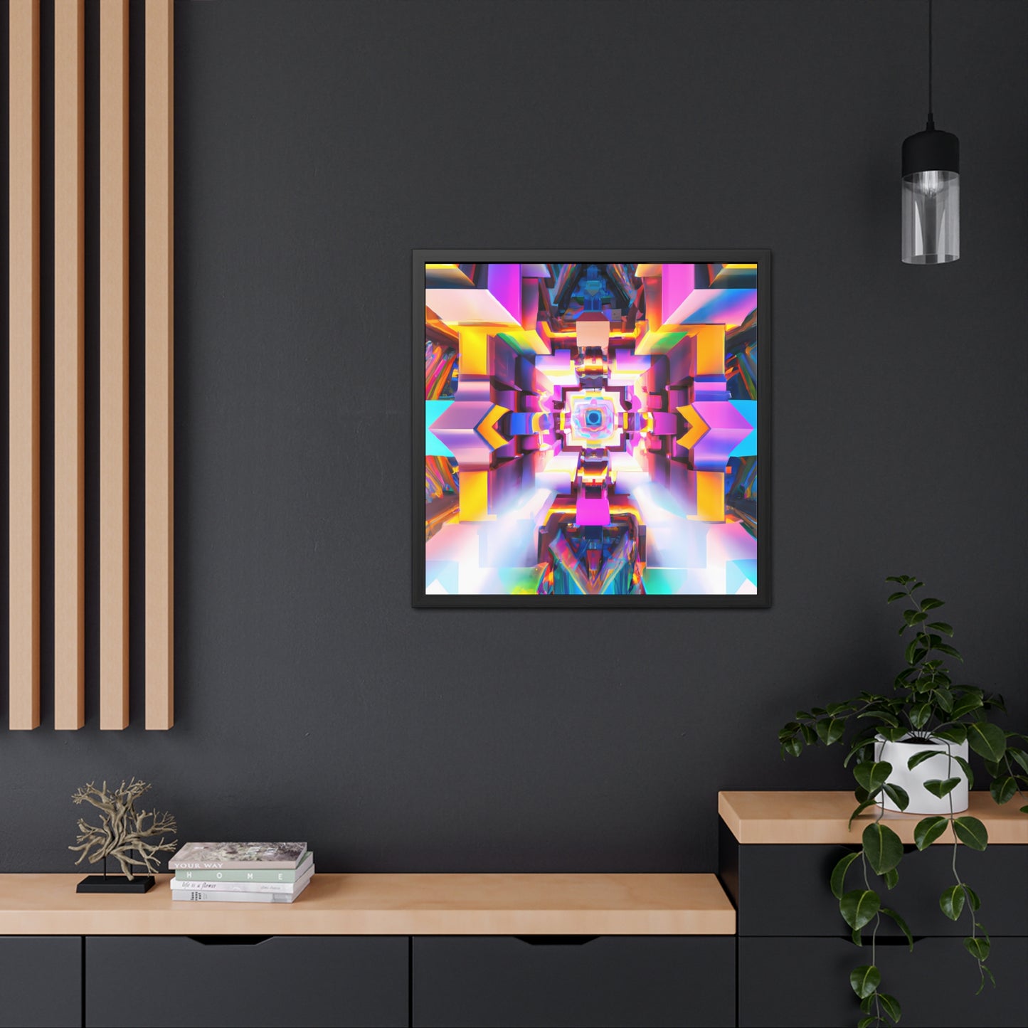 Temporal Flux 1 - on Framed Print