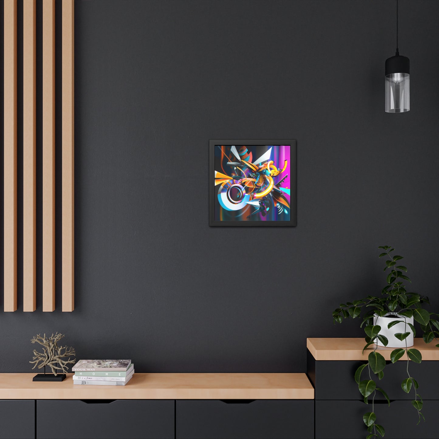 Temporal Flux 20 - on Framed Print