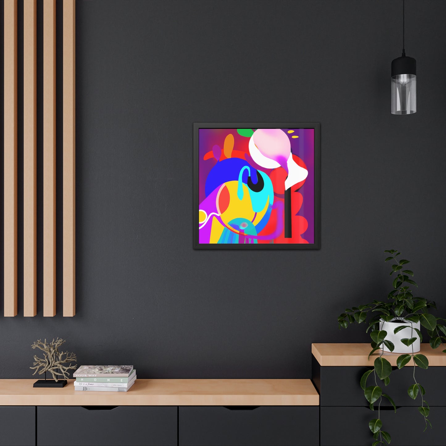 Fabstract 9 - on Framed Print