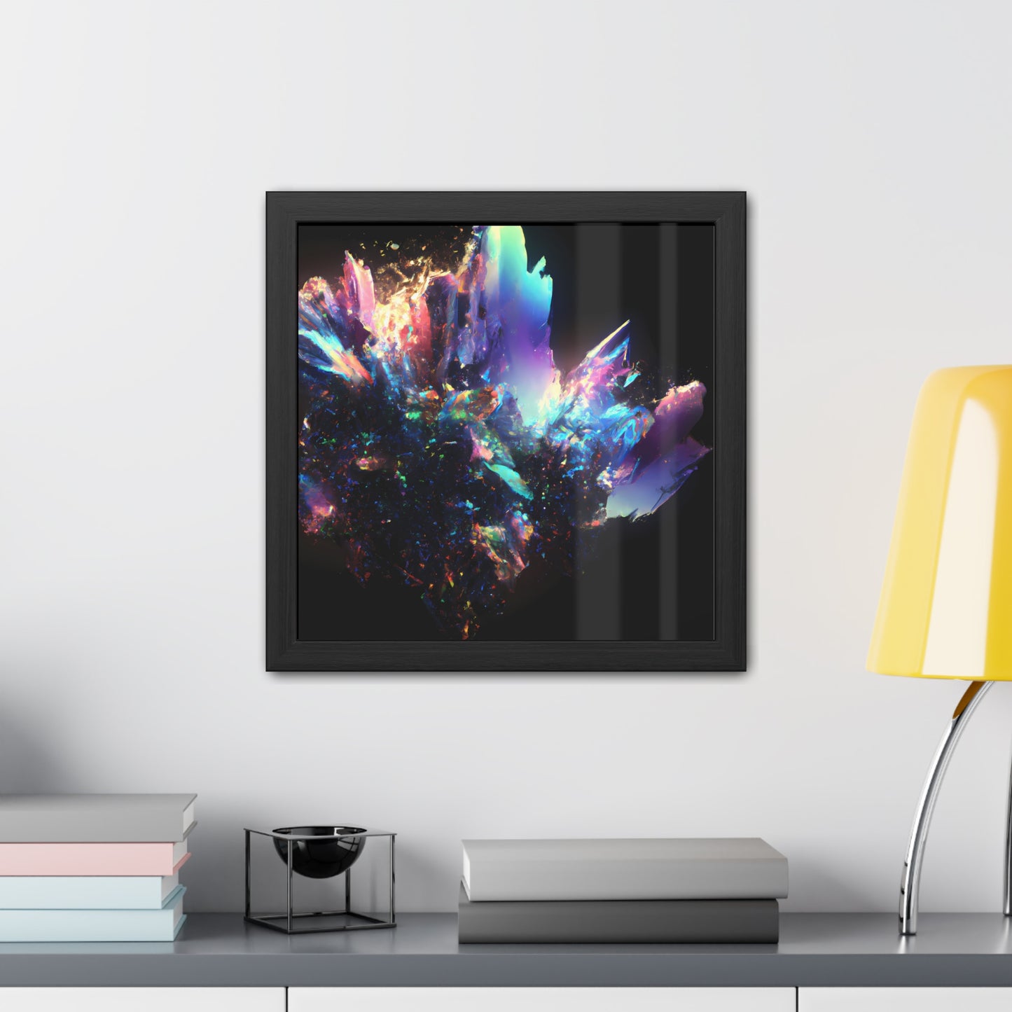 Neon Nexus 12 - on Framed Print