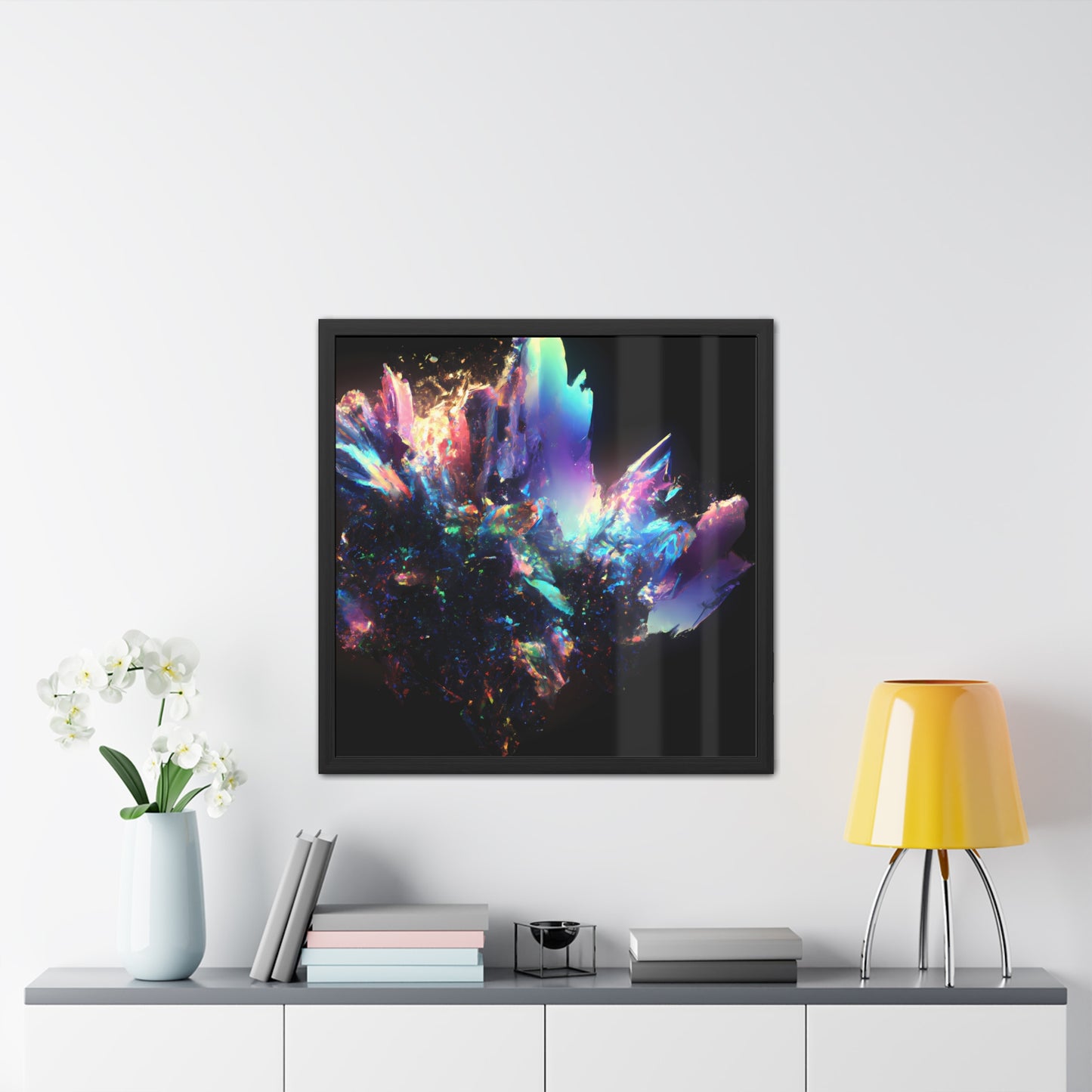 Neon Nexus 12 - on Framed Print