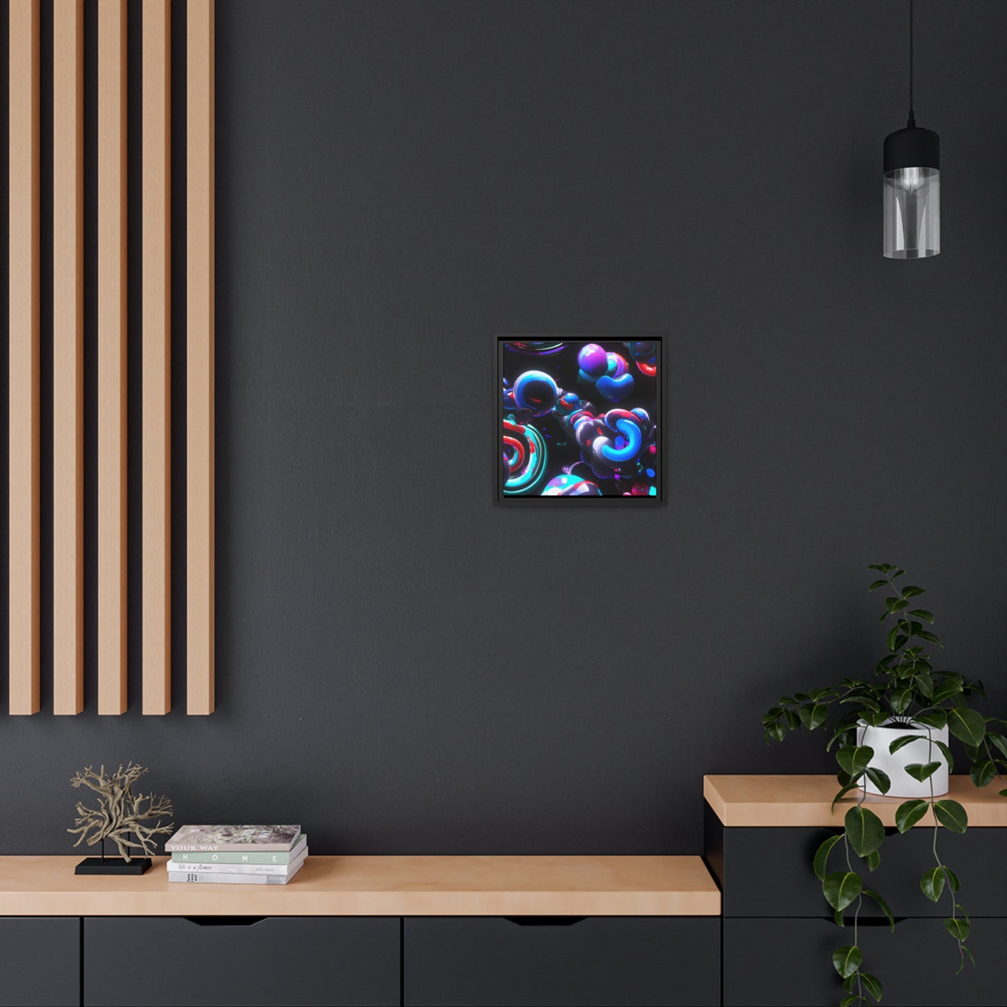 Temporal Flux 19 - on Framed Canvas