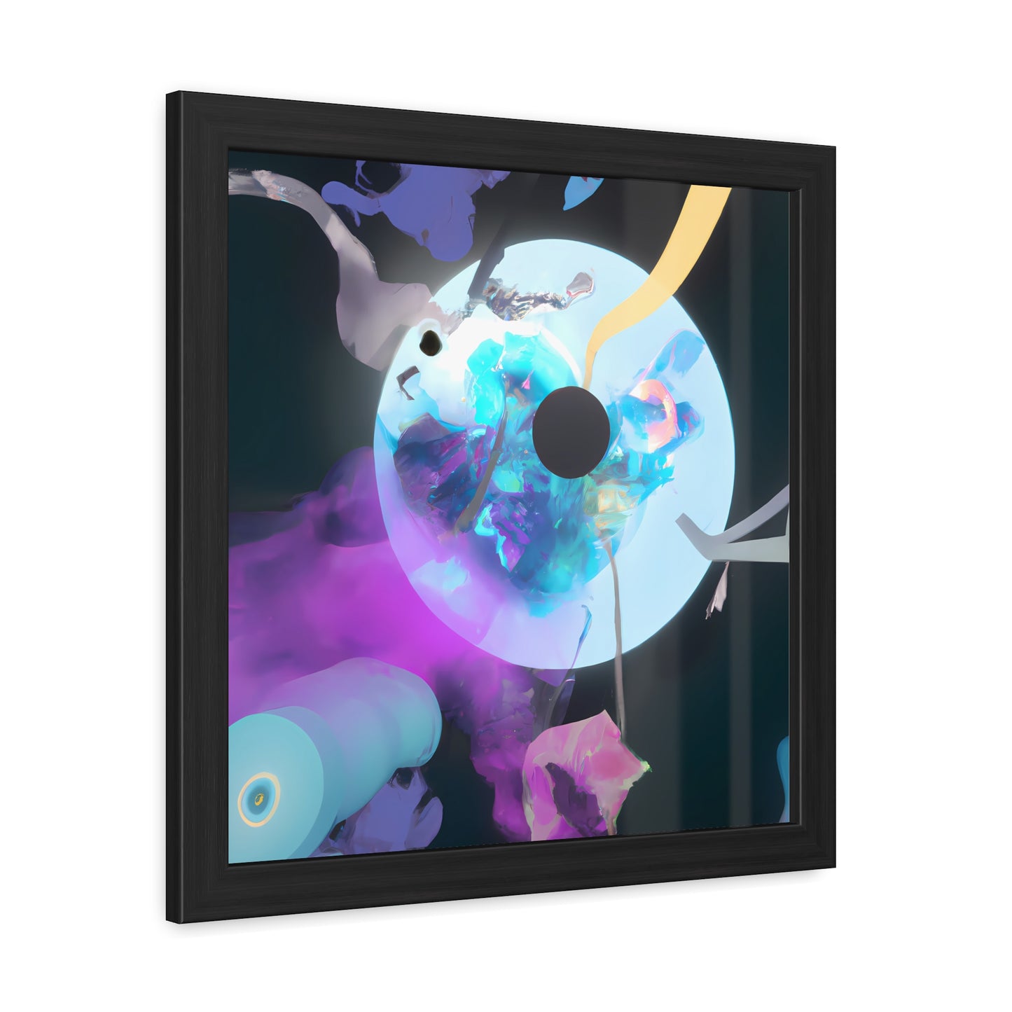 Neon Nexus 1 - on Framed Print