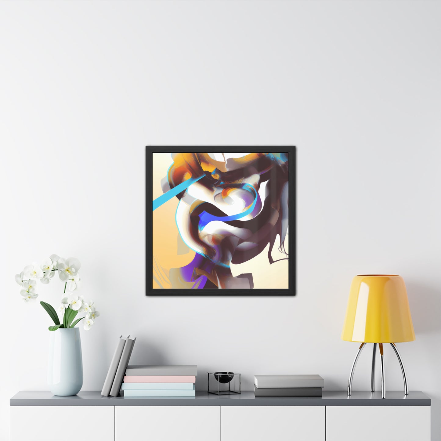 Fabstract 43 - on Framed Print