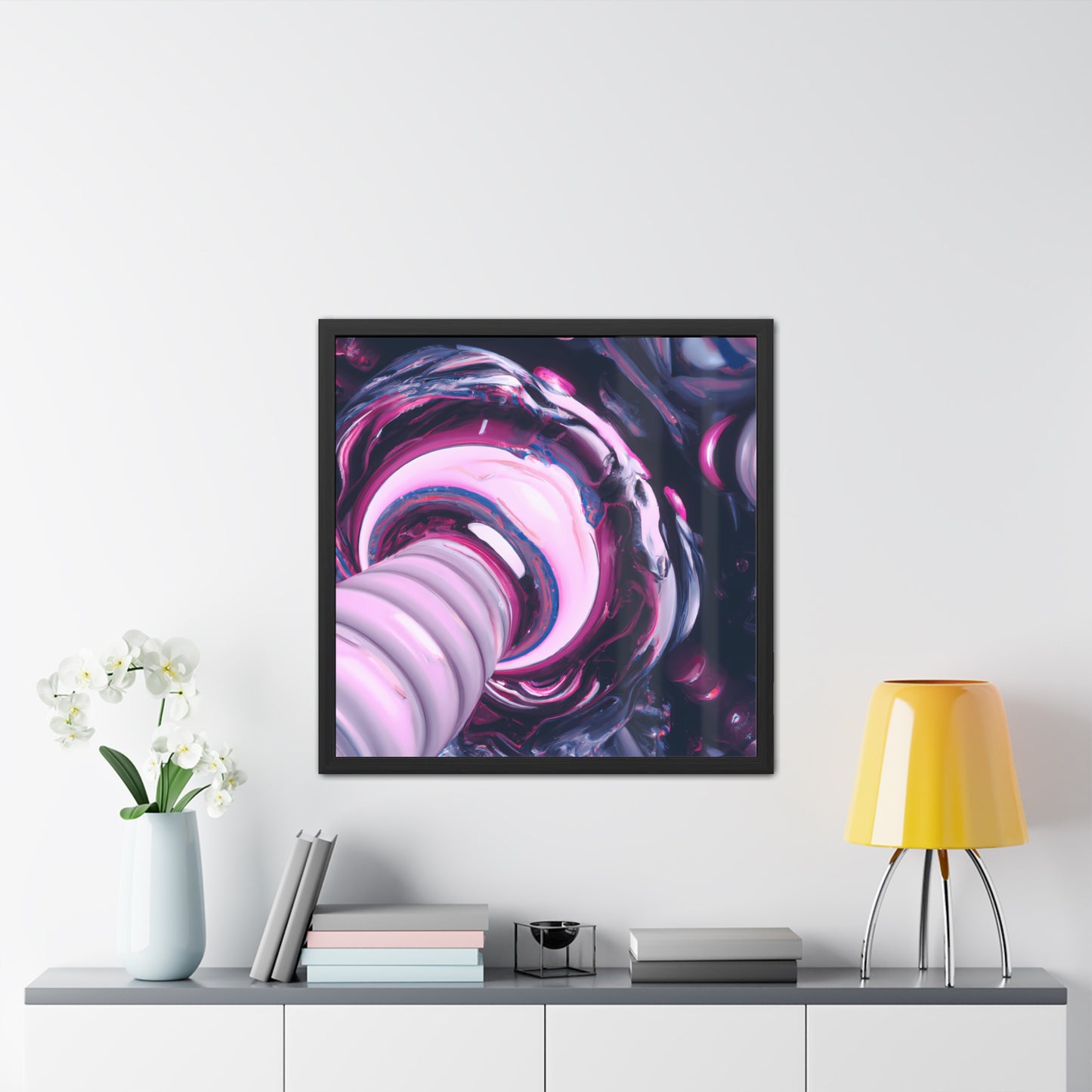 Temporal Flux 10 - on Framed Print