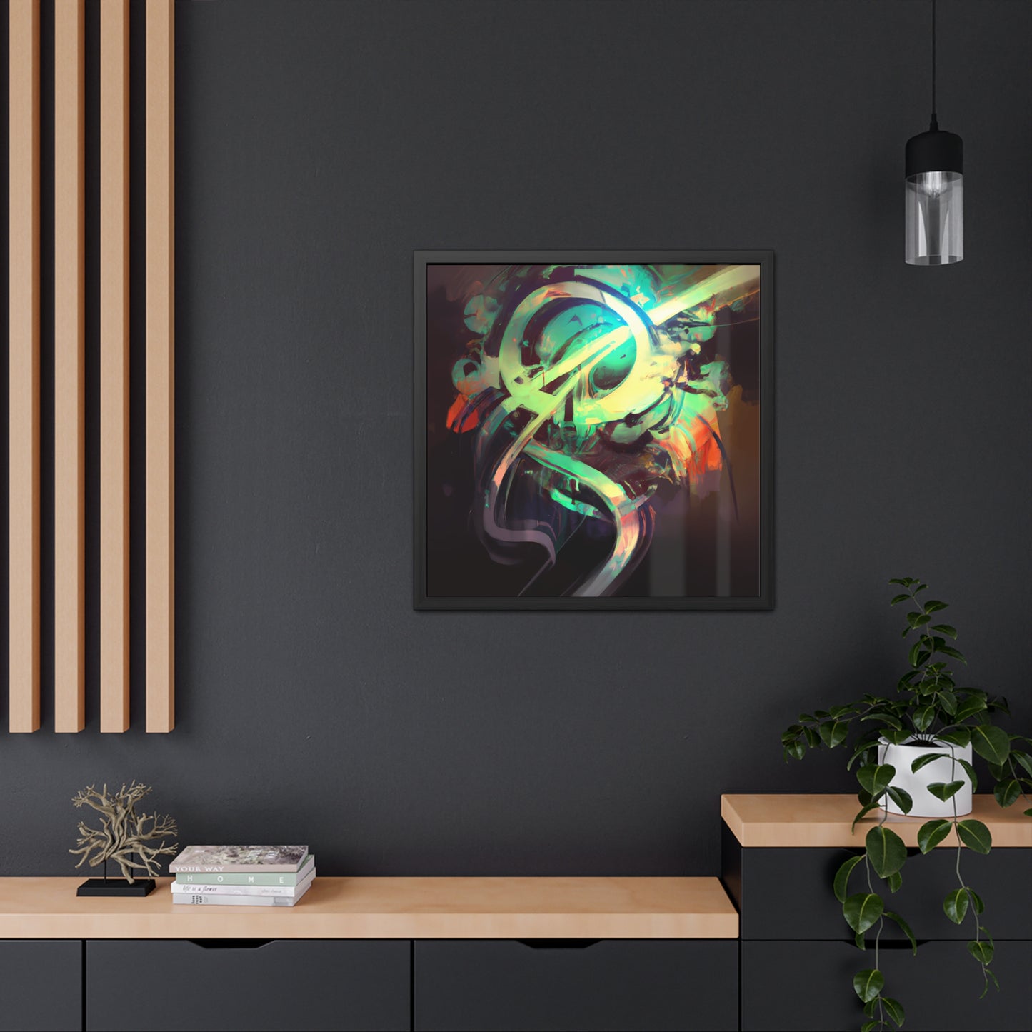 Future Graffiti 10 - on Framed Print