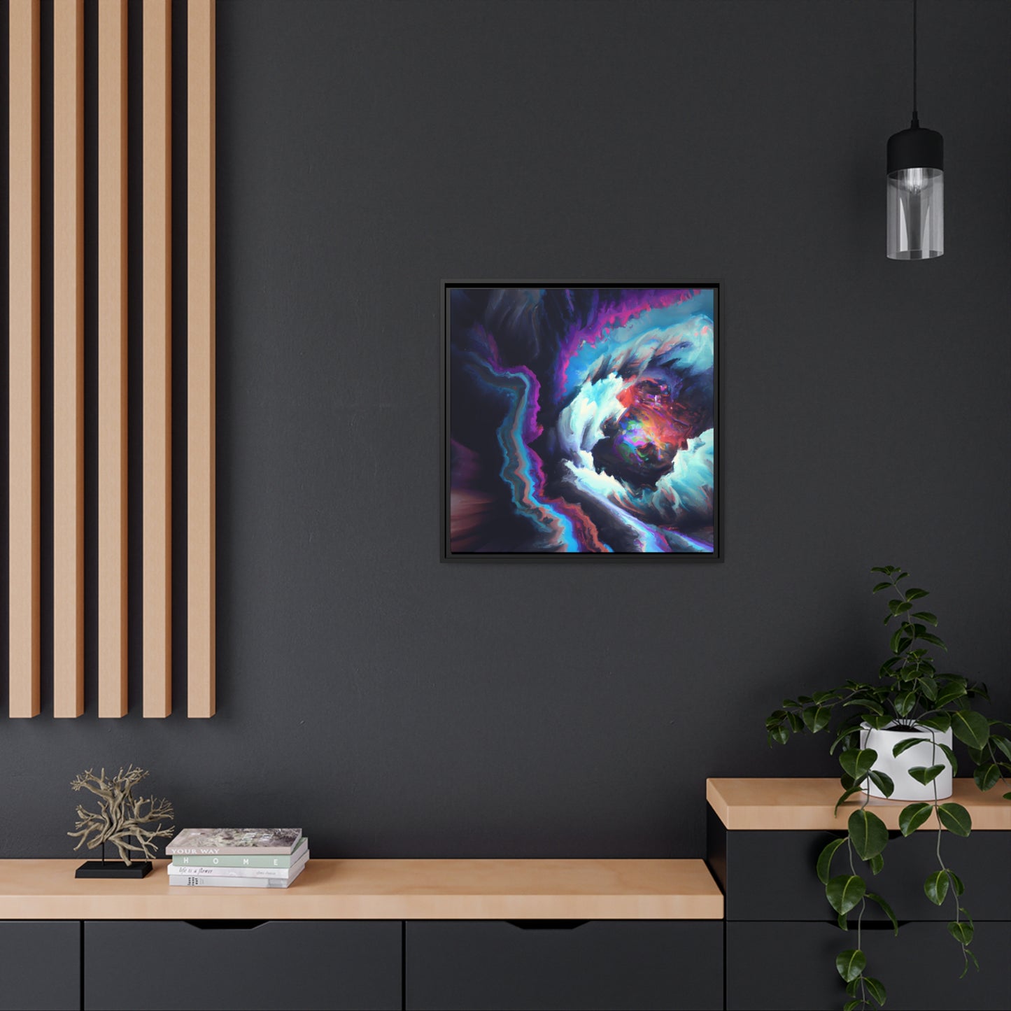 Quantum Euphoria 7 - on Framed Canvas