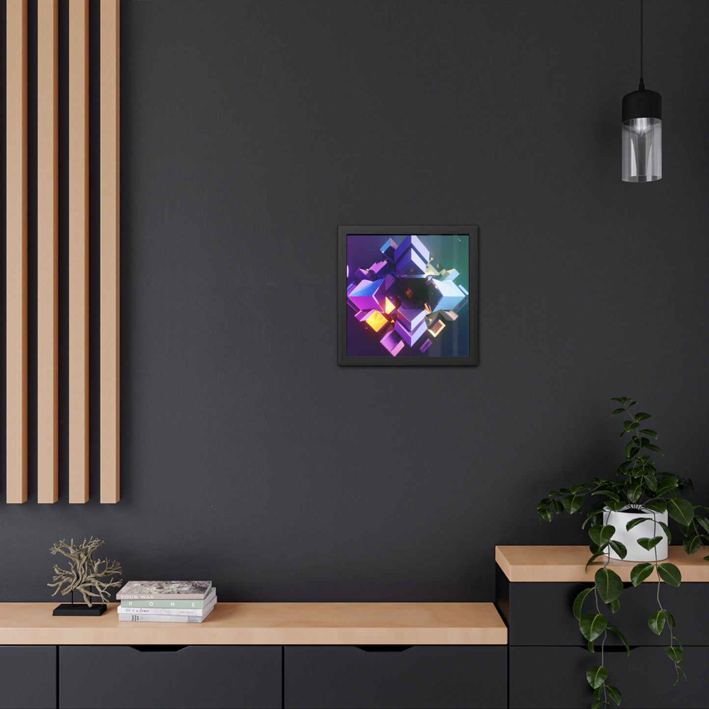 Temporal Flux 6 - on Framed Print