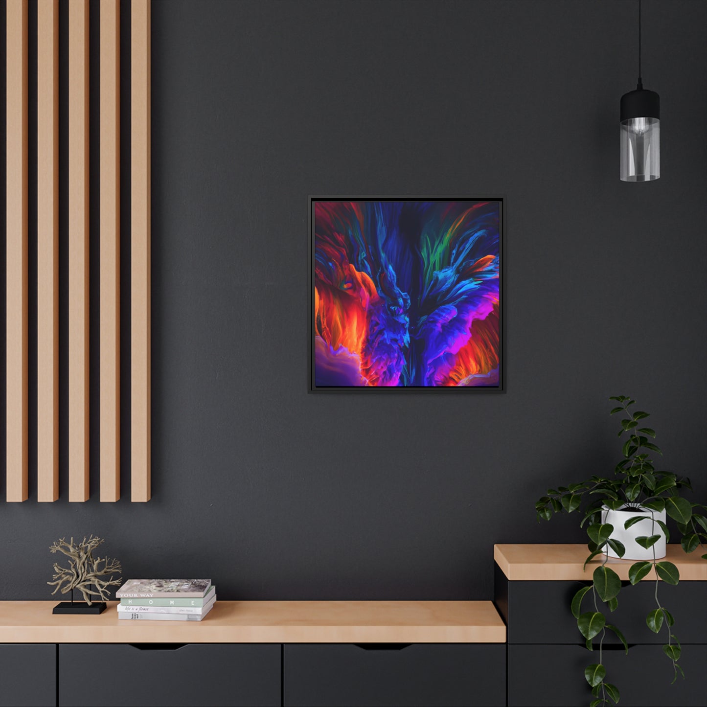 Quantum Euphoria 3 - on Framed Canvas