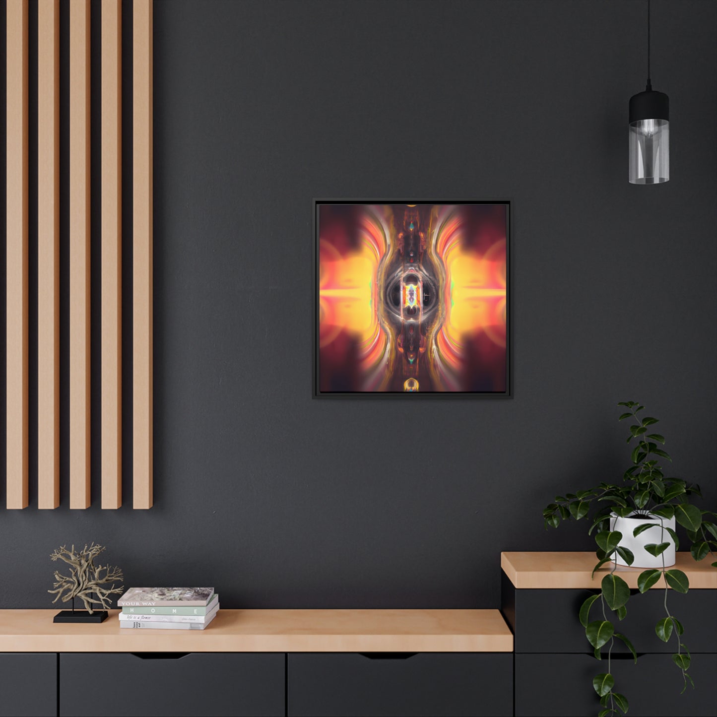 Temporal Flux 7 - on Framed Canvas