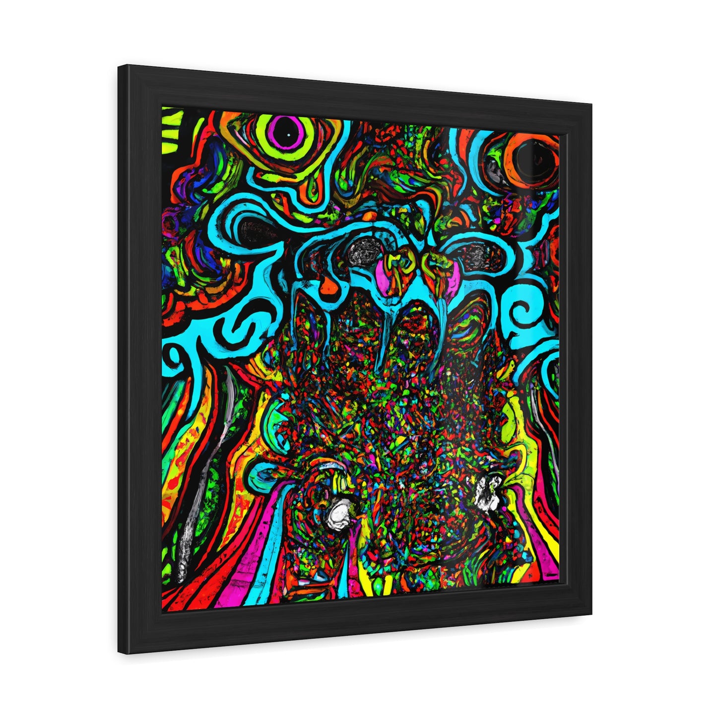 Fabstract 65 - on Framed Print