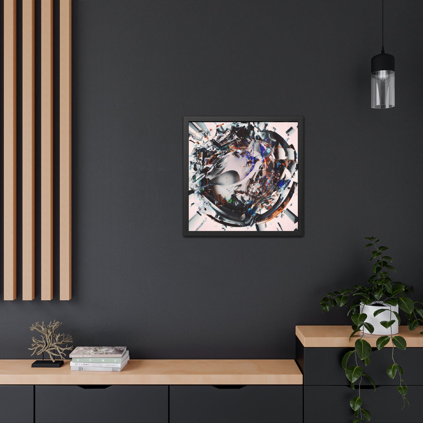 Temporal Flux 17 - on Framed Print