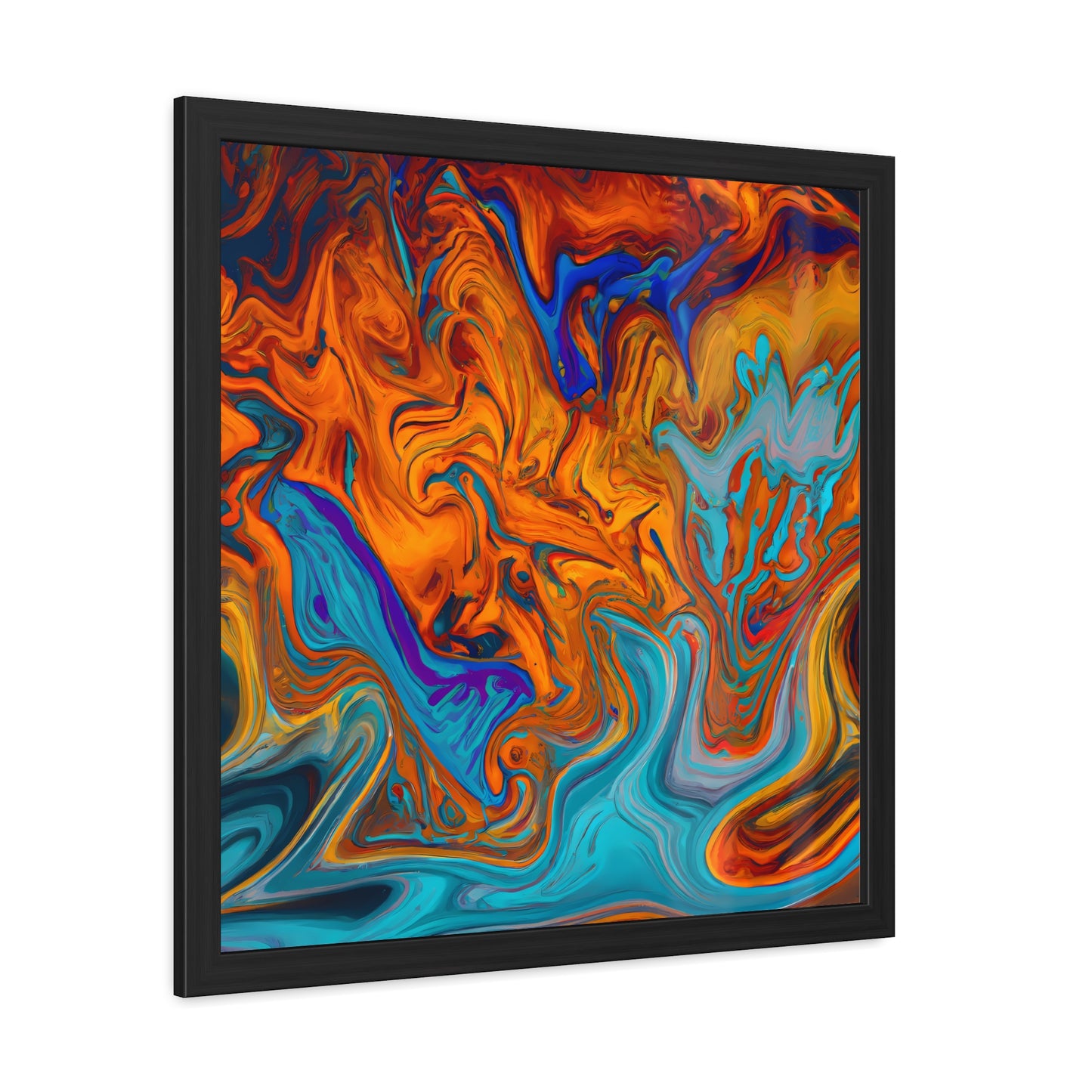 Fabstract 111 - on Framed Print