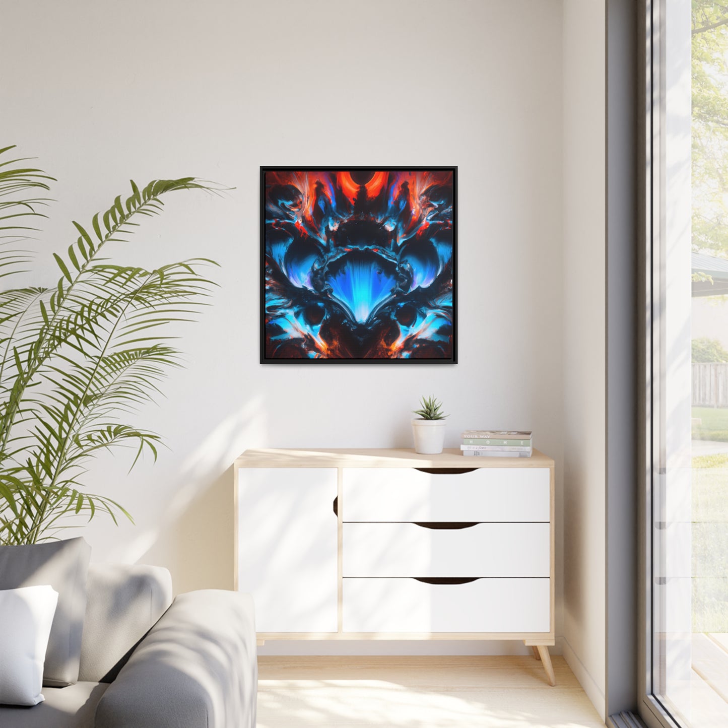 Quantum Euphoria 11 - on Framed Canvas