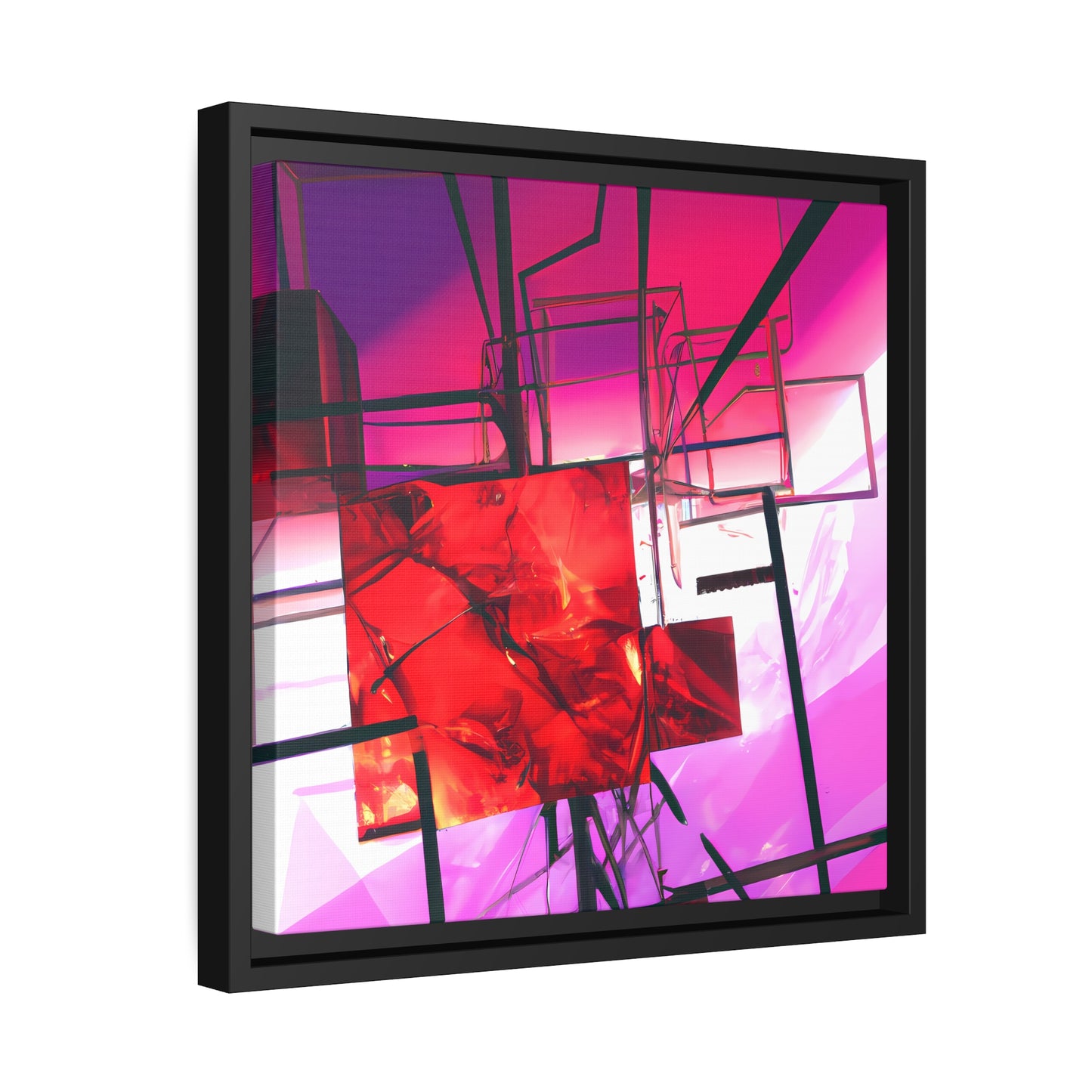 Temporal Flux 8 - on Framed Canvas