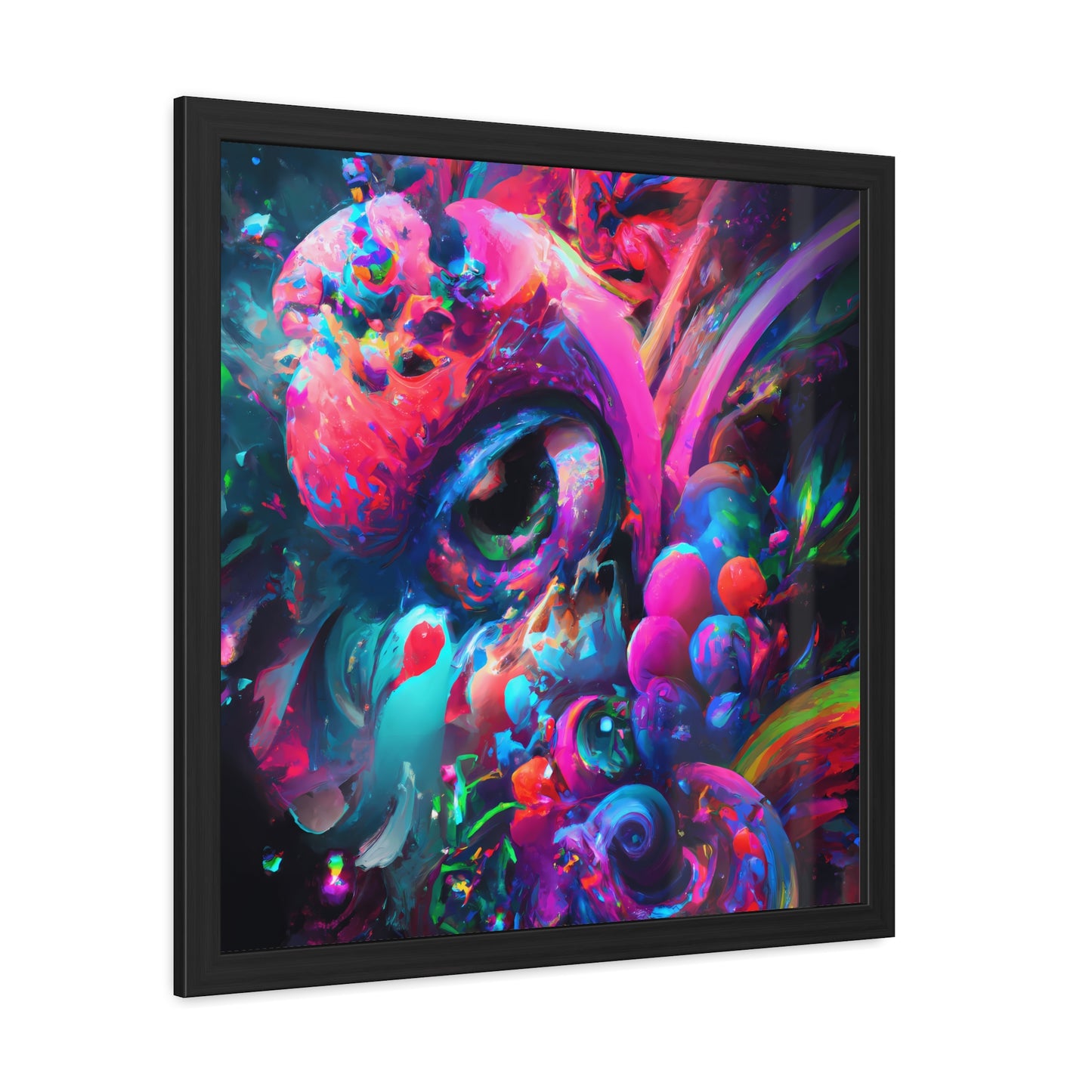 Fabstract 100 - on Framed Print