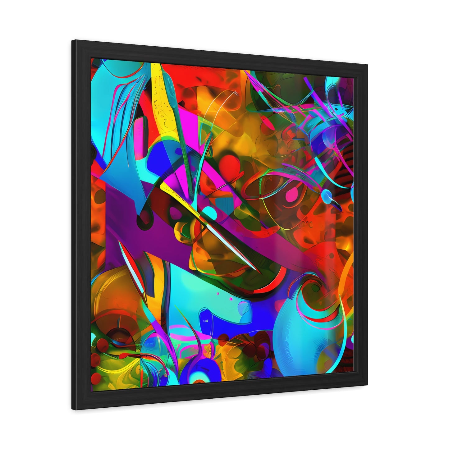 Fabstract 67 - on Framed Print