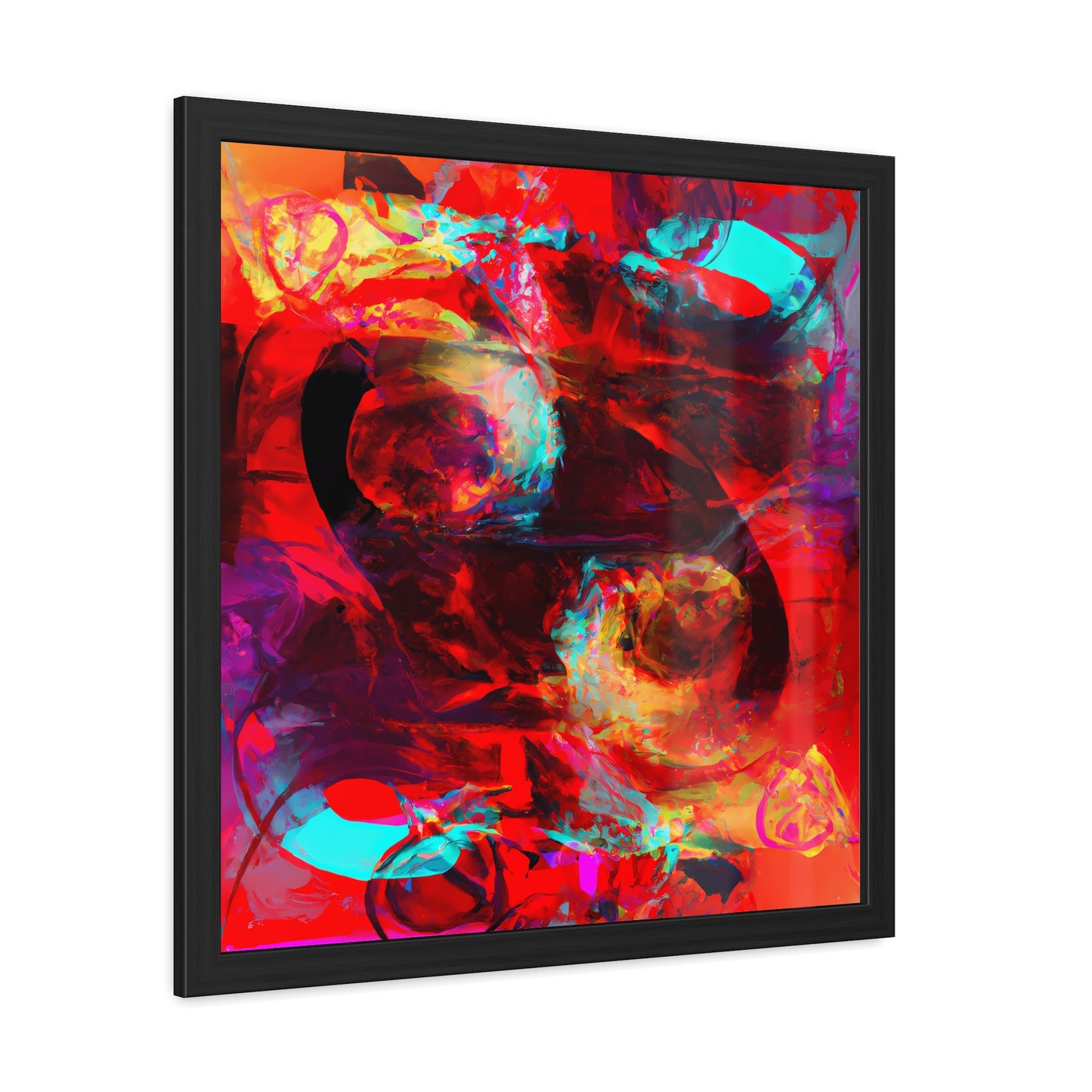 Fabstract 117 - on Framed Print