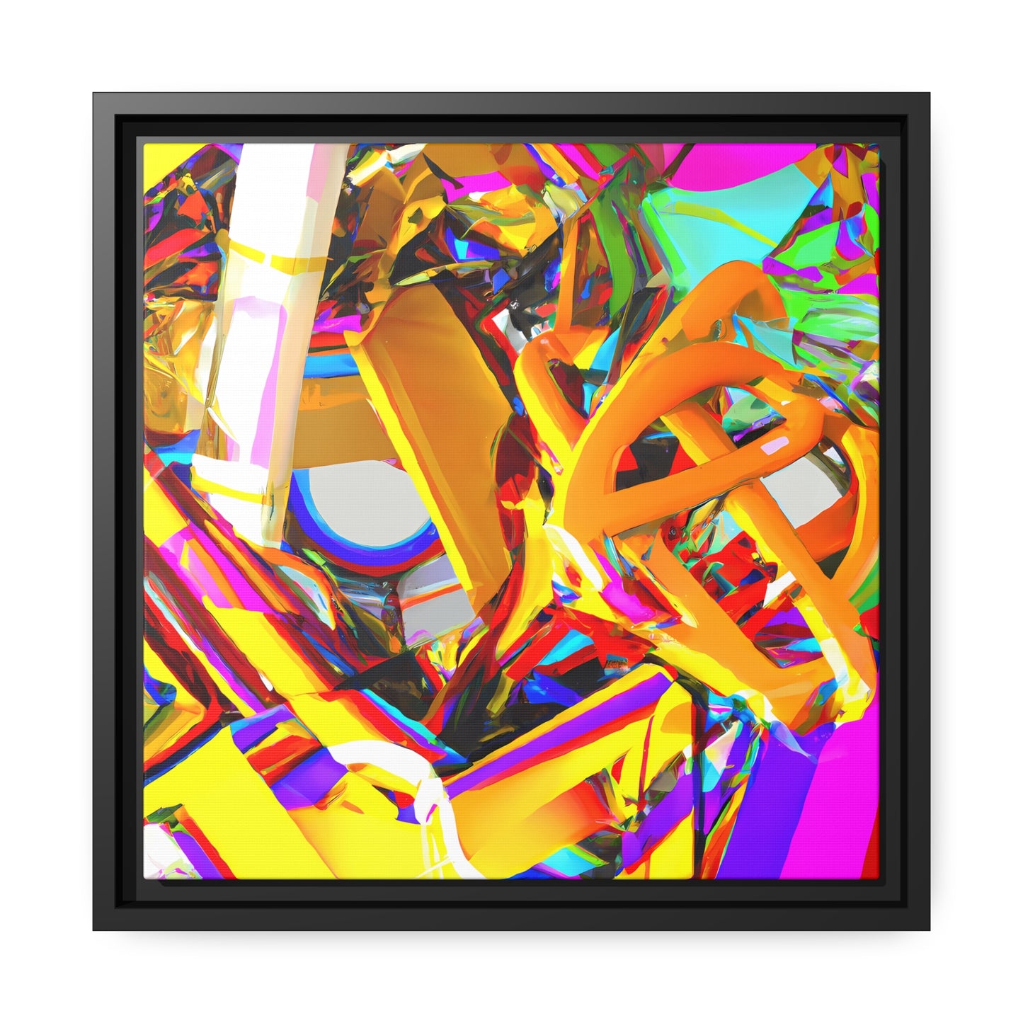 Future Graffiti 26 - on Framed Canvas