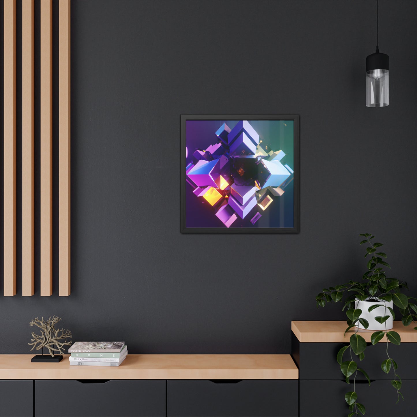 Temporal Flux 6 - on Framed Print