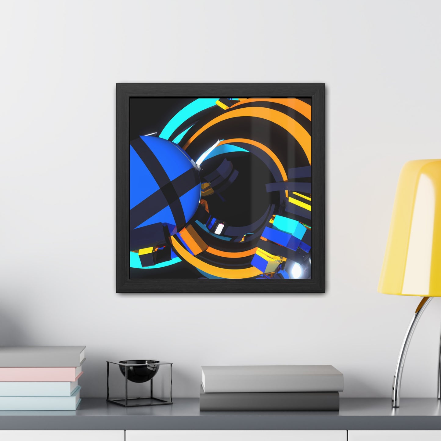 Temporal Flux 3 - on Framed Print