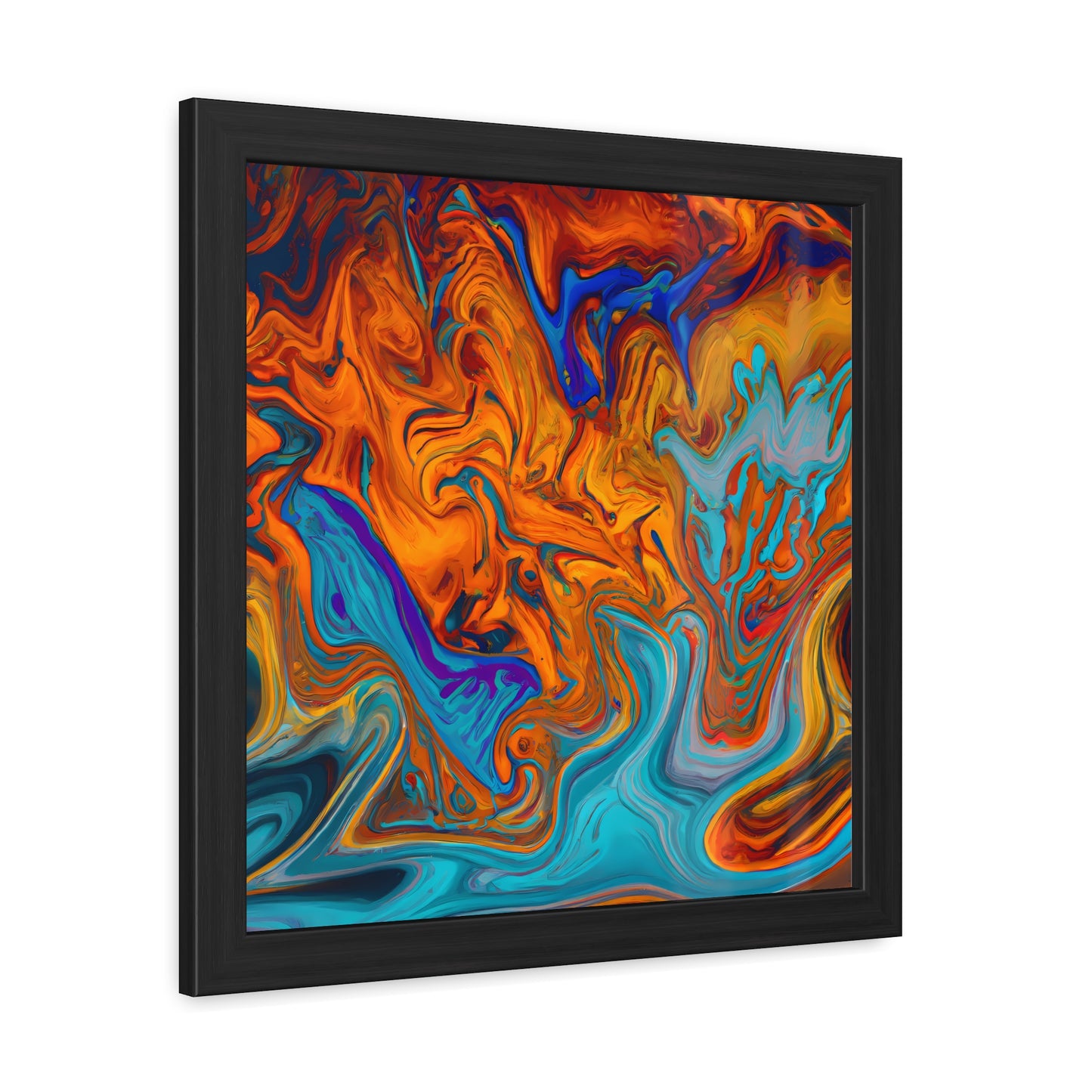 Fabstract 111 - on Framed Print