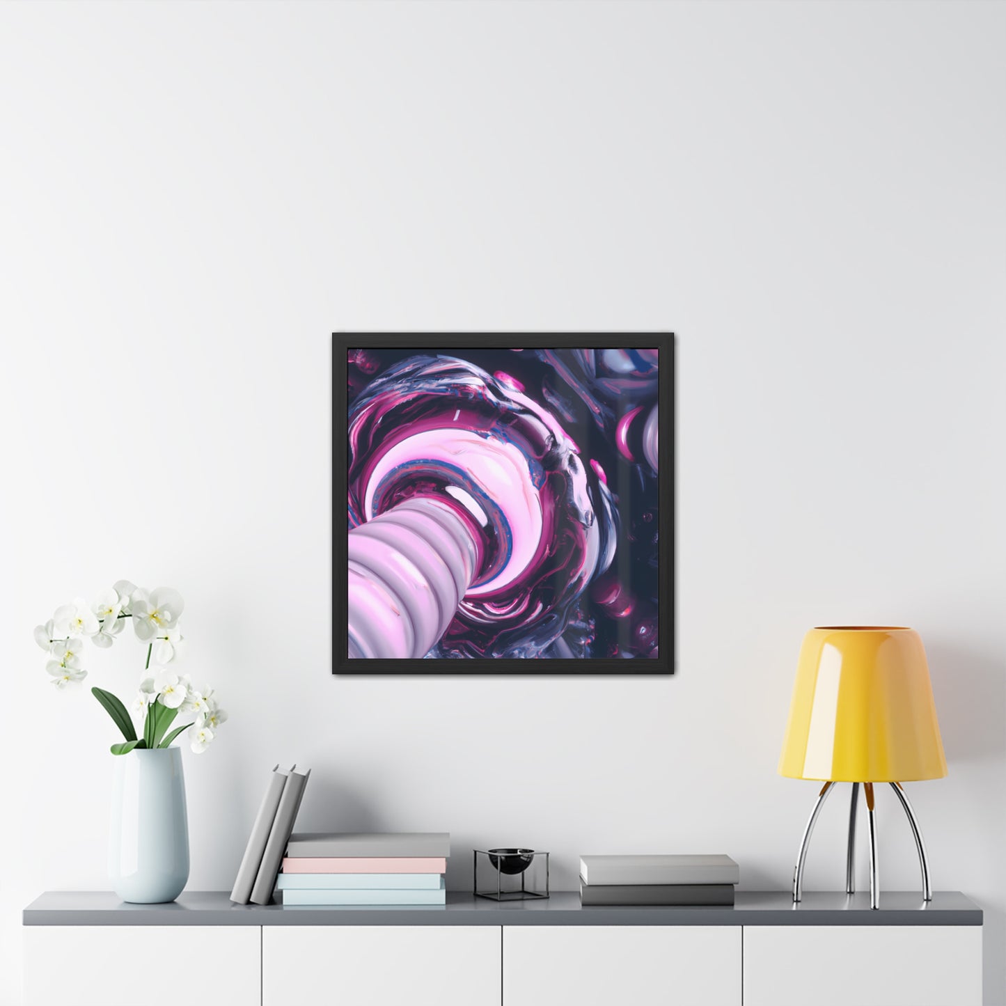 Temporal Flux 10 - on Framed Print