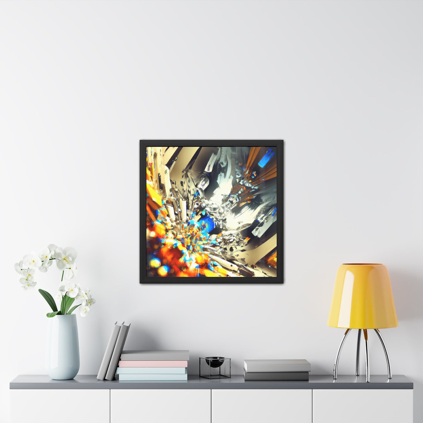 Temporal Flux 9 - on Framed Print