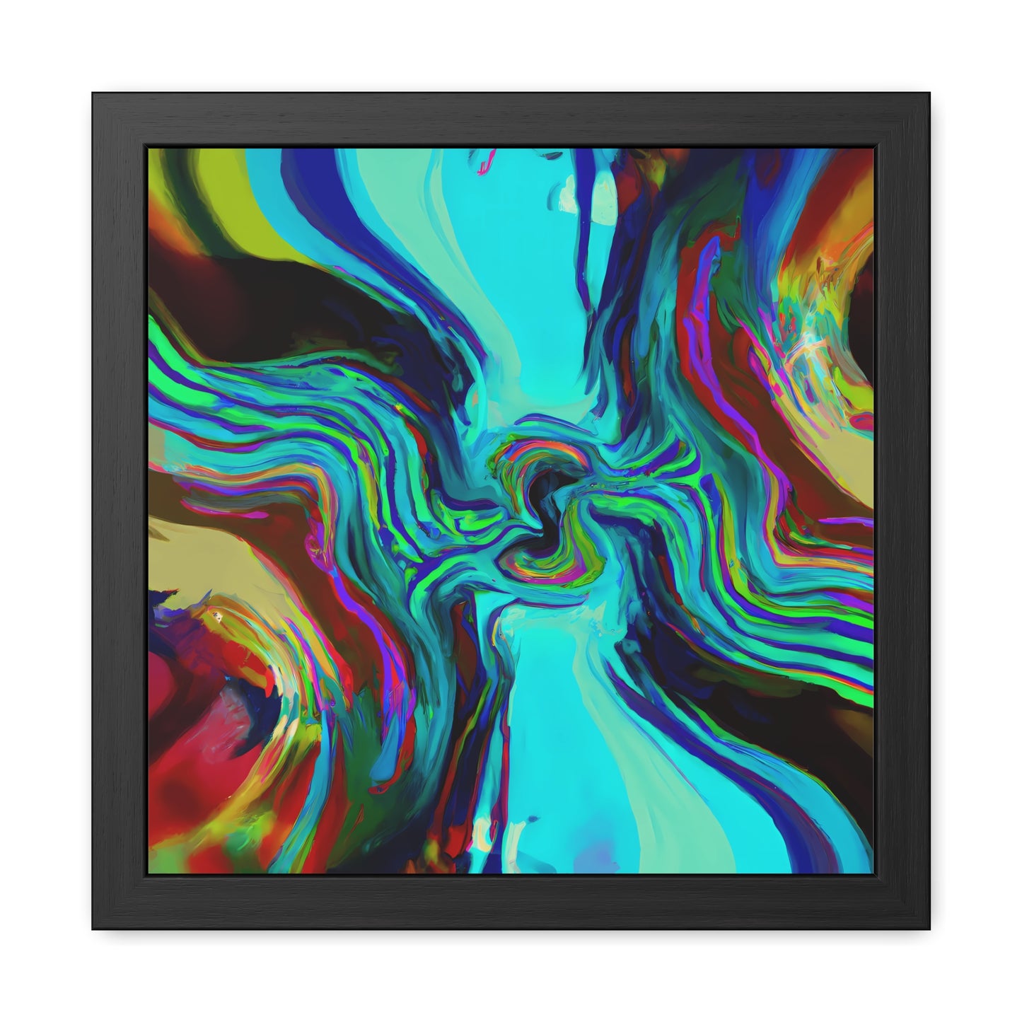 Fabstract 76 - on Framed Print