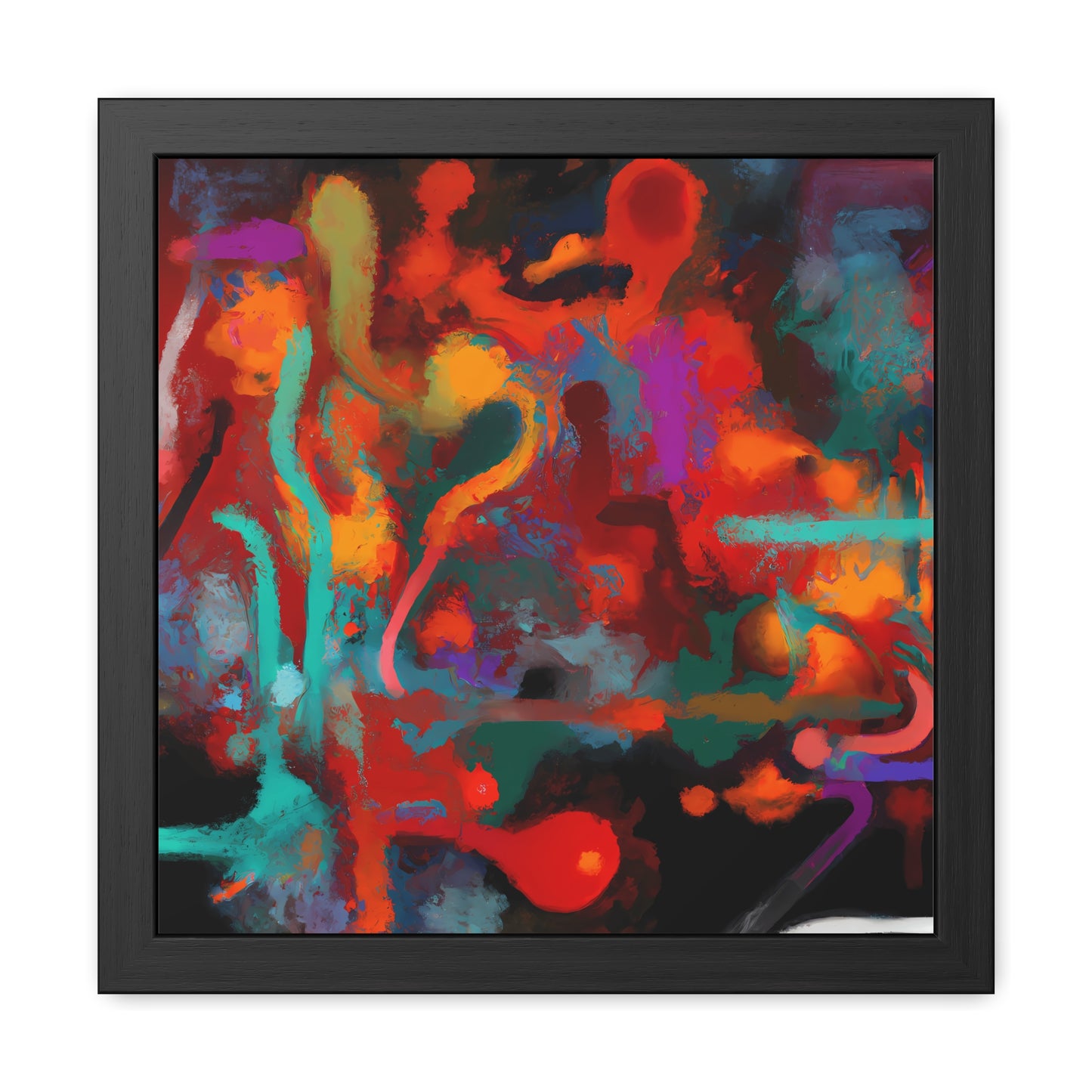 Fabstract 80 - on Framed Print