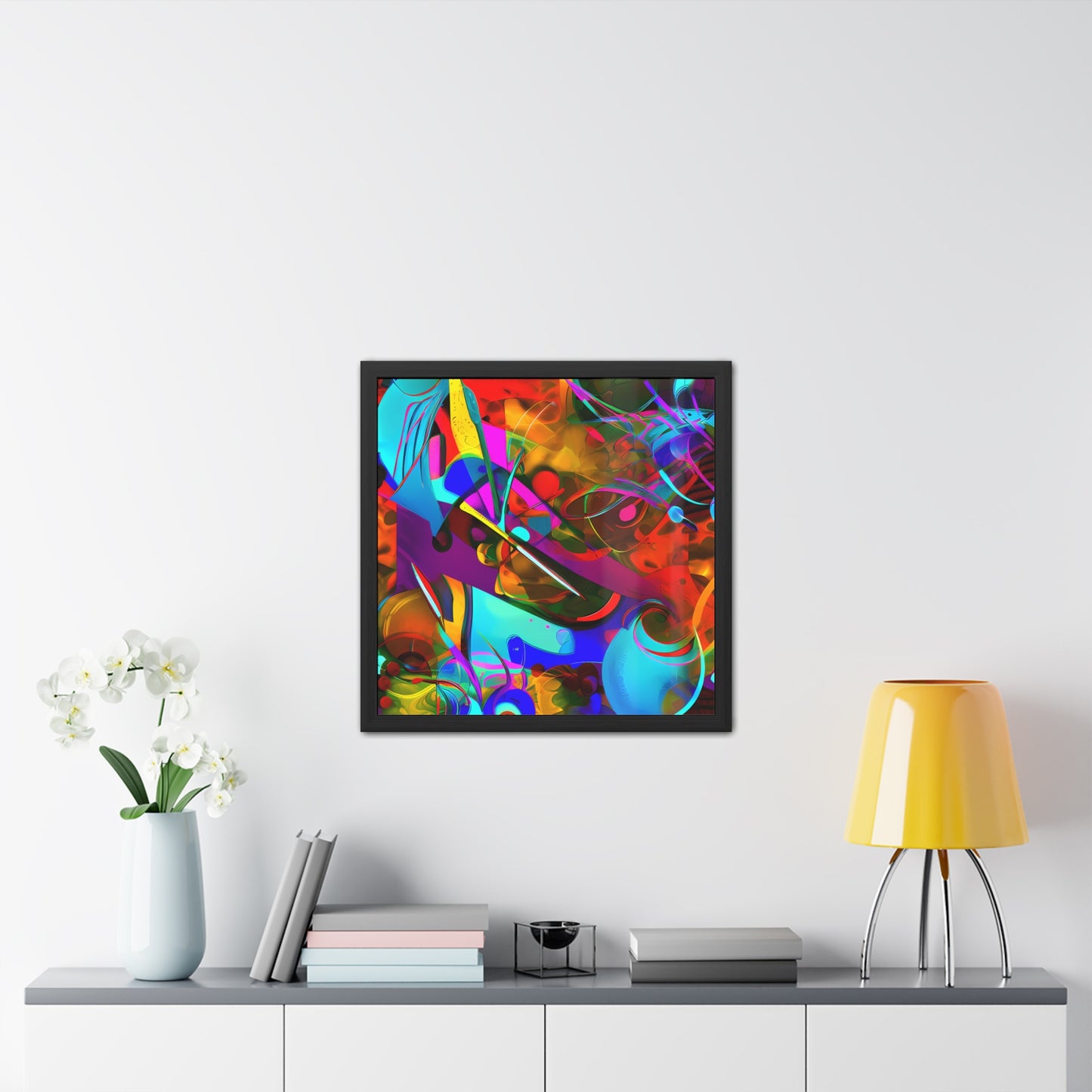 Fabstract 67 - on Framed Print