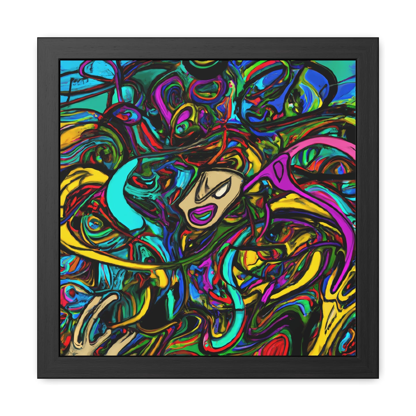 Fabstract 82 - on Framed Print