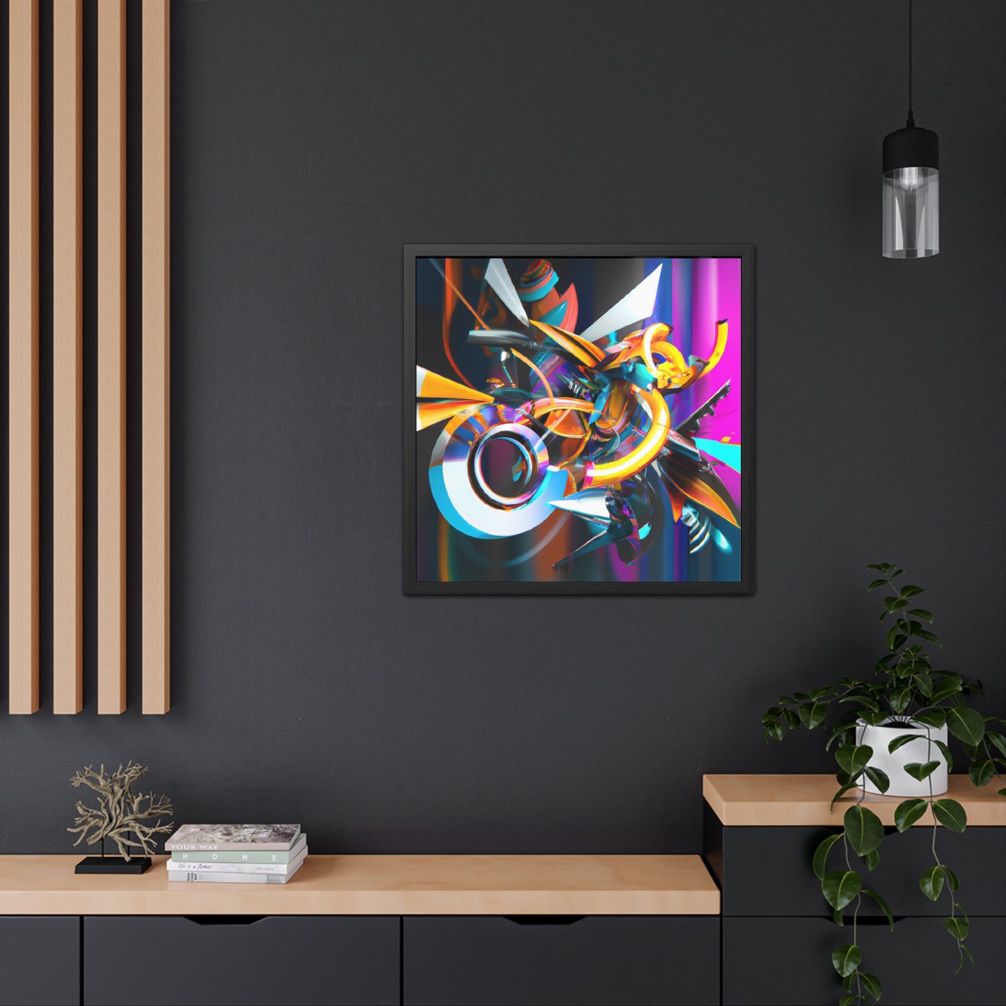 Temporal Flux 20 - on Framed Print