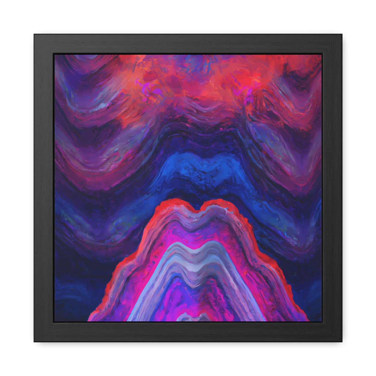 Fabstract 108 - on Framed Print