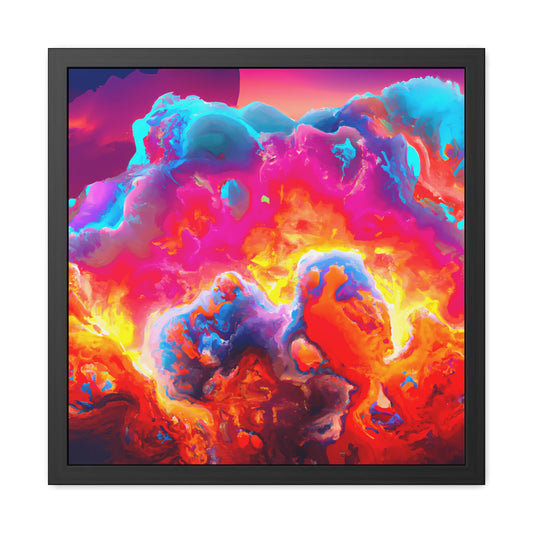 Fabstract 63 - on Framed Print