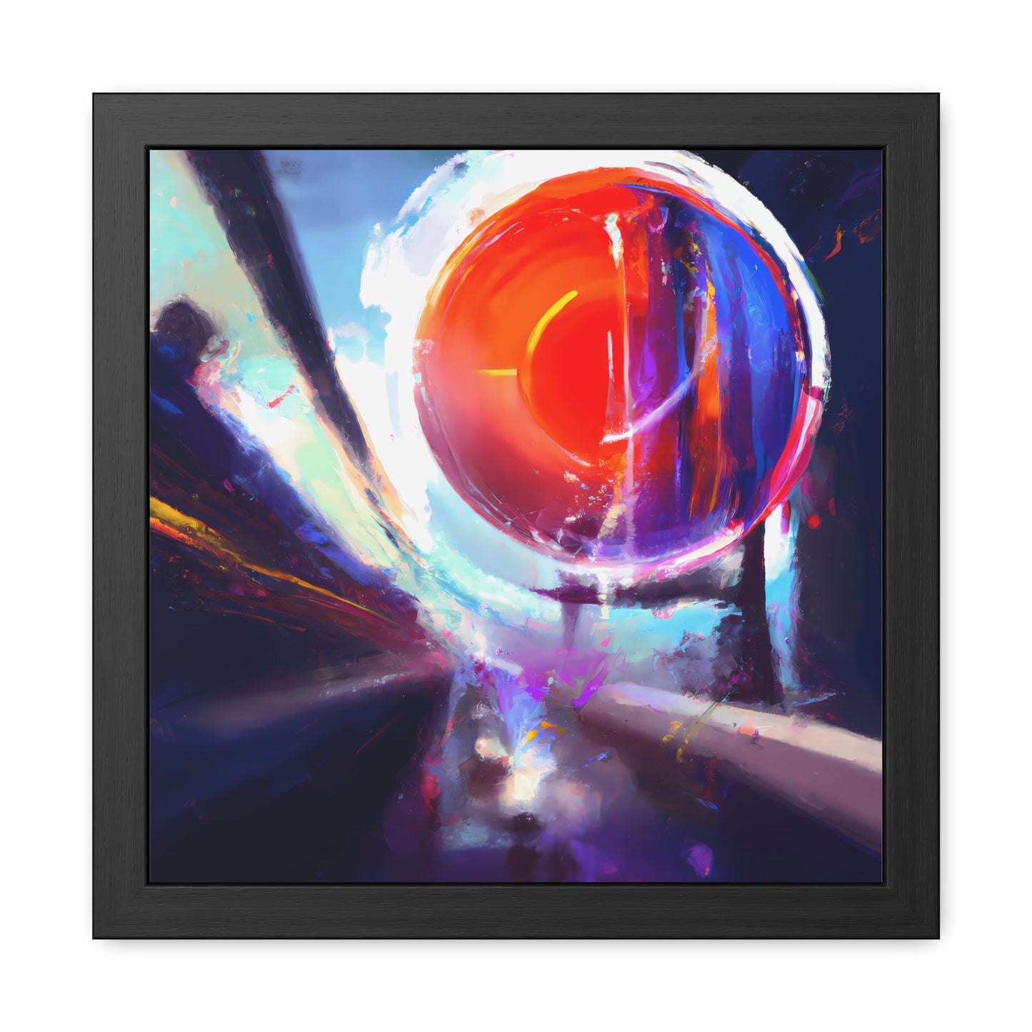 Fabstract 1 - on Framed Print