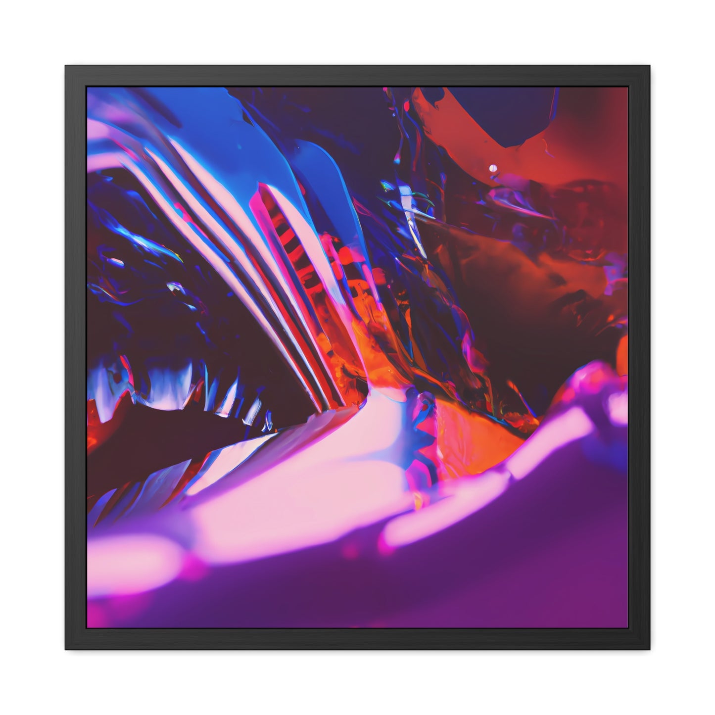 Neon Nexus 14 - on Framed Print