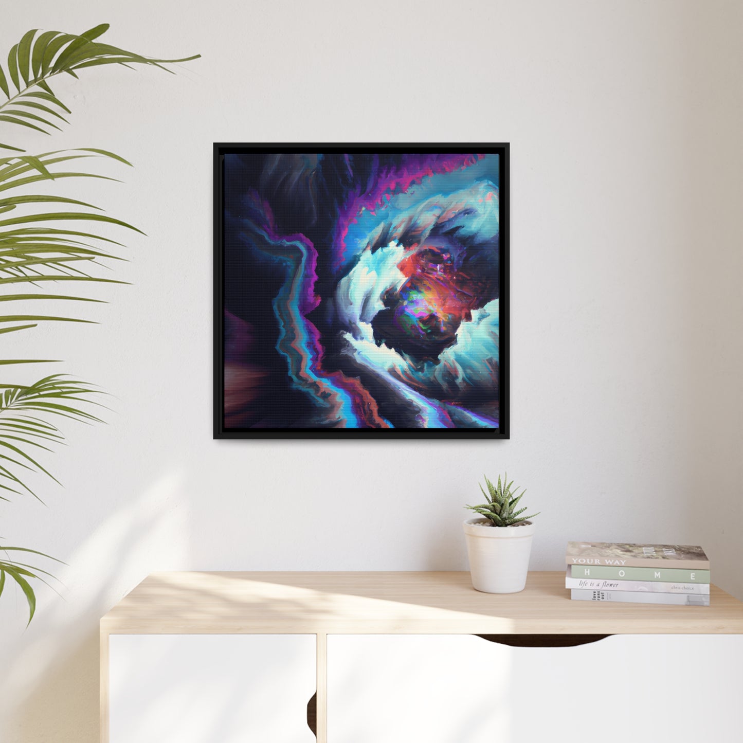 Quantum Euphoria 7 - on Framed Canvas