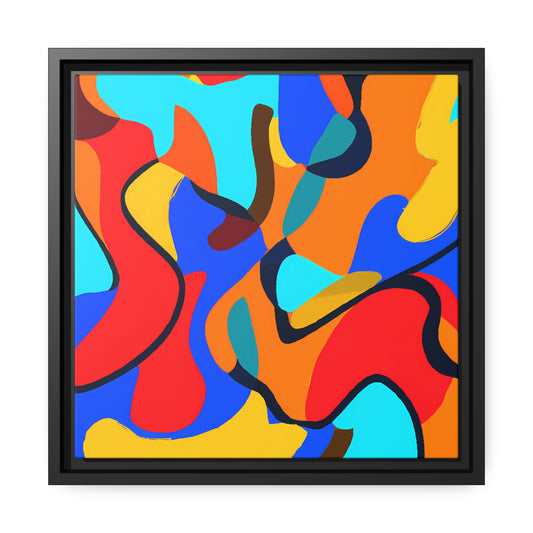 Fabstract 6 - on Framed Canvas