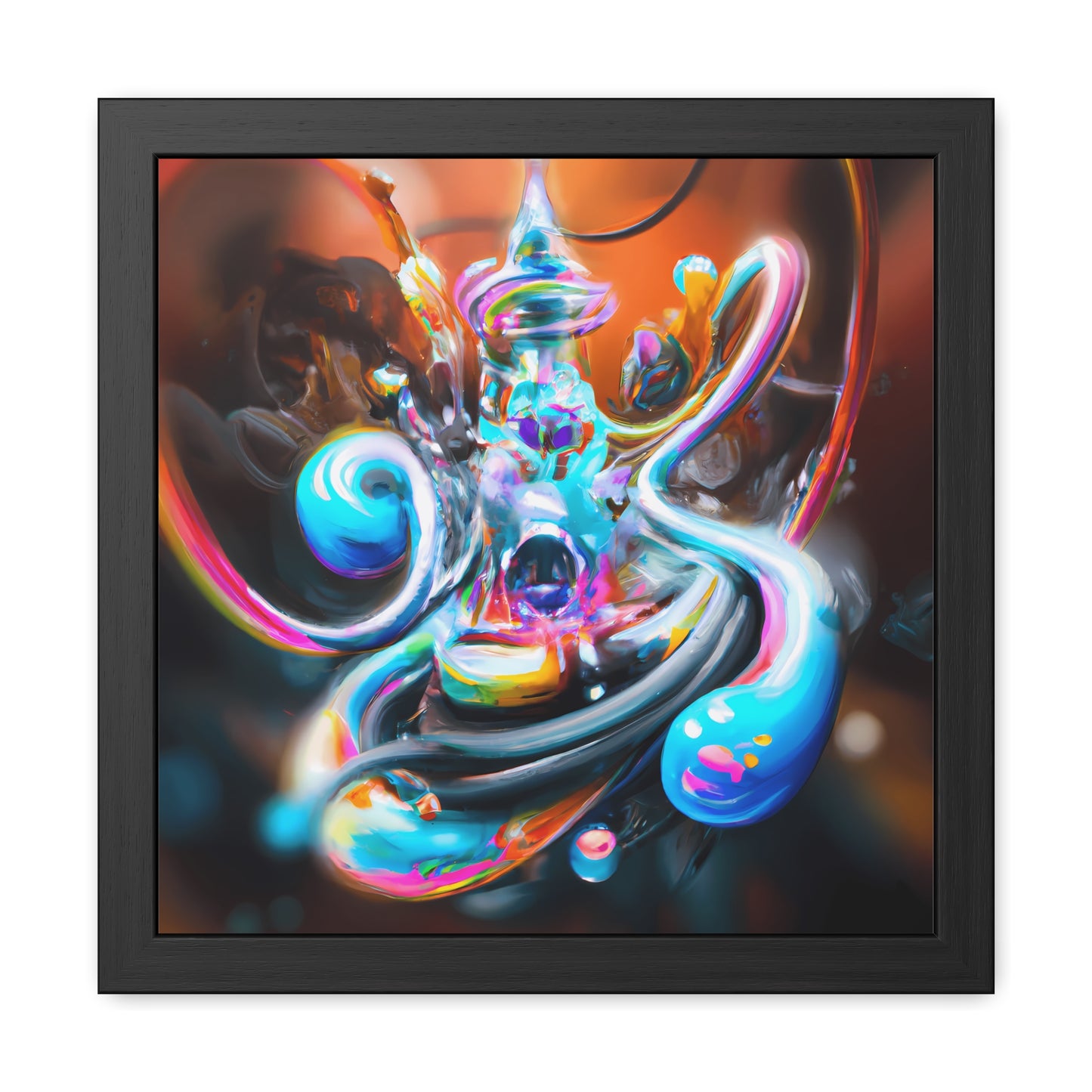 Fabstract 78 - on Framed Print