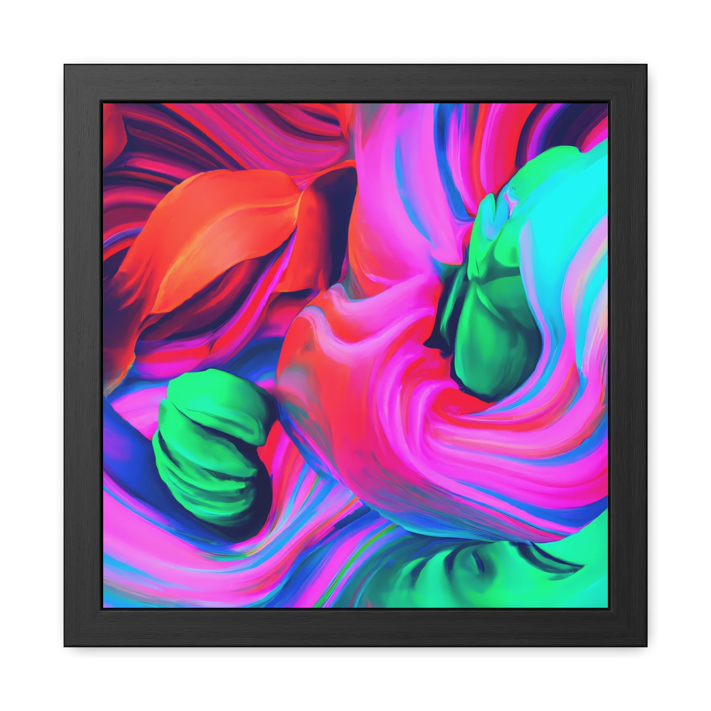 Fabstract 62 - on Framed Print