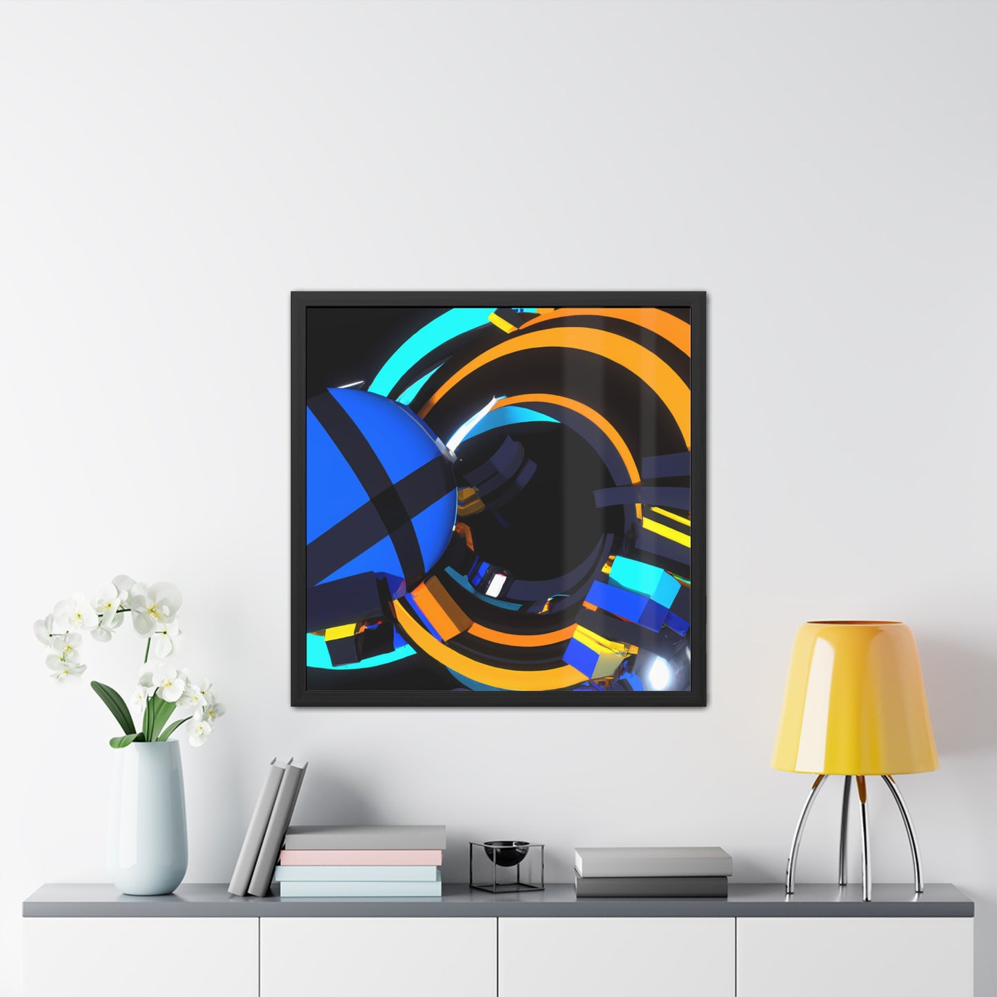 Temporal Flux 3 - on Framed Print