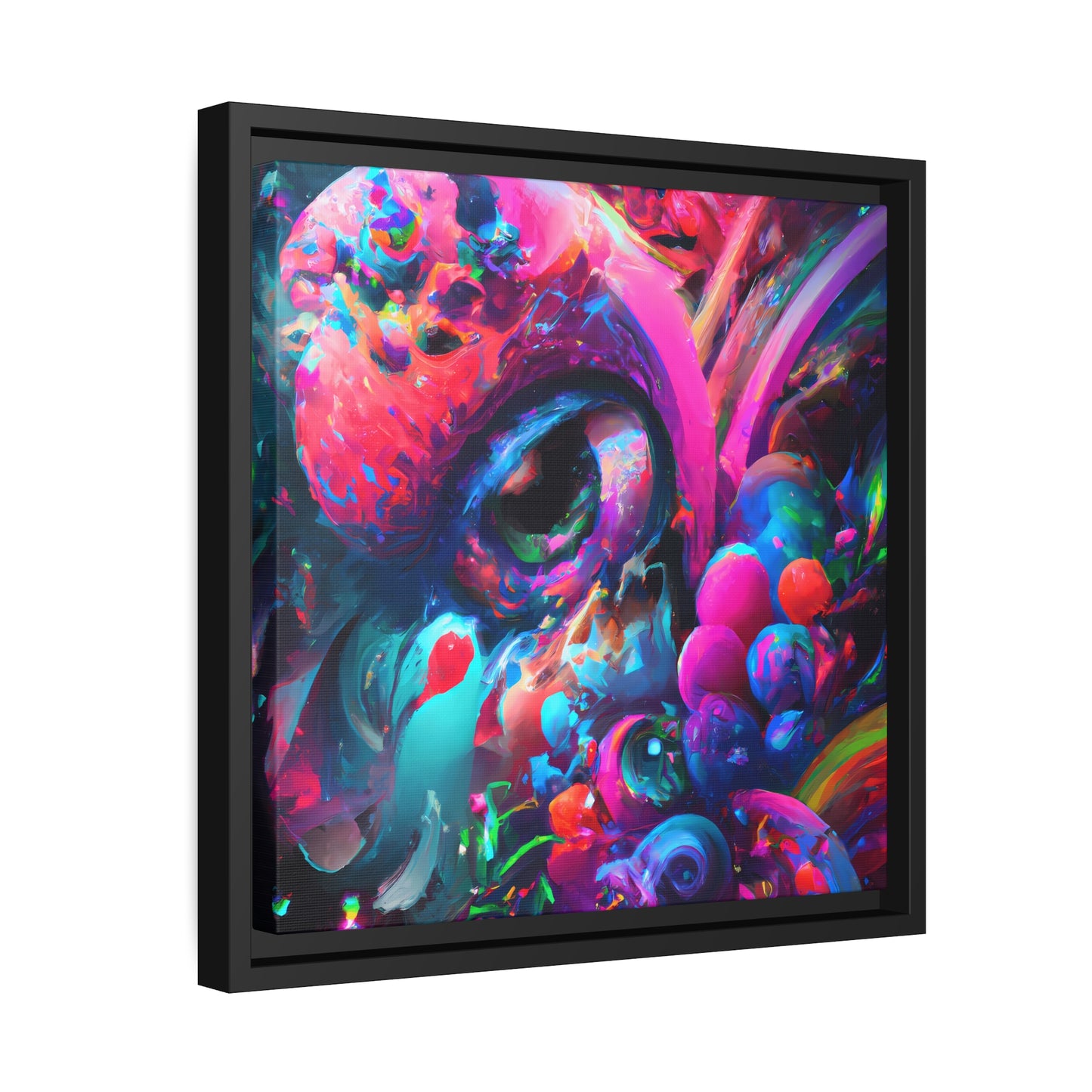 Fabstract 100 - on Framed Canvas