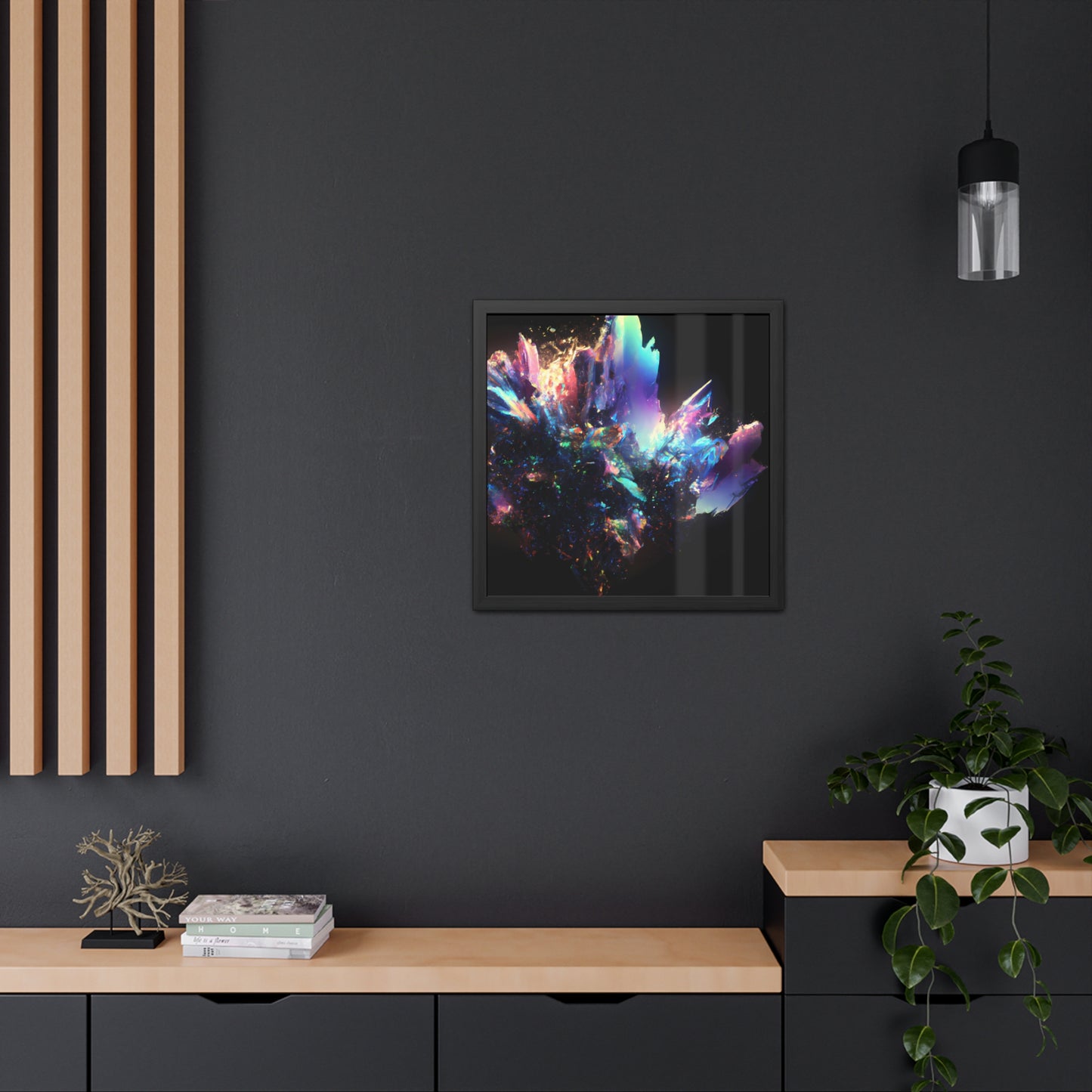 Neon Nexus 12 - on Framed Print