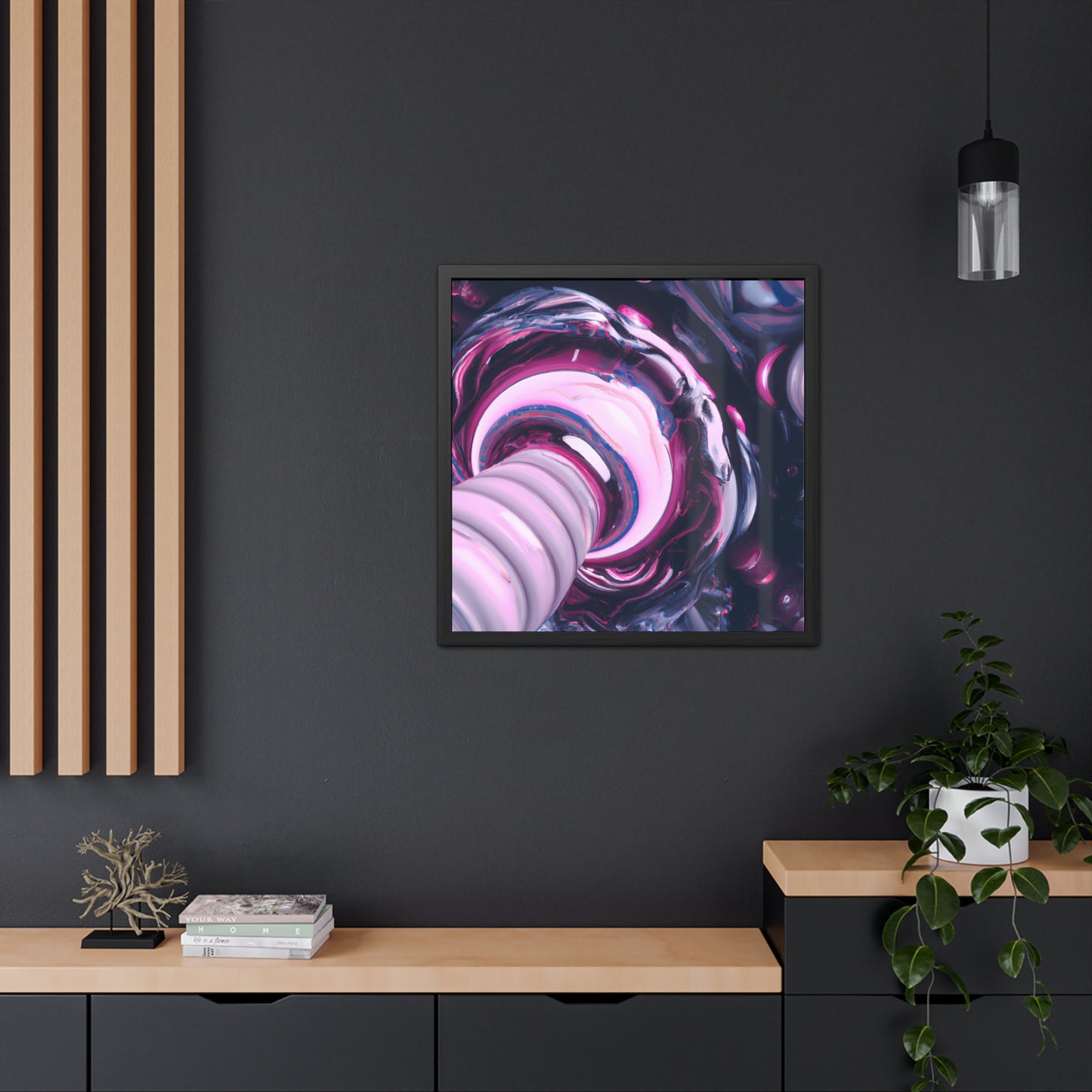 Temporal Flux 10 - on Framed Print