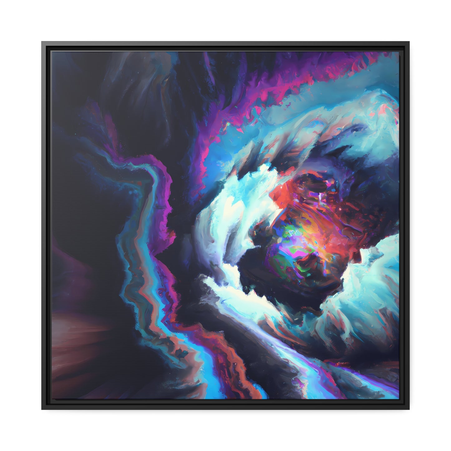 Quantum Euphoria 7 - on Framed Canvas