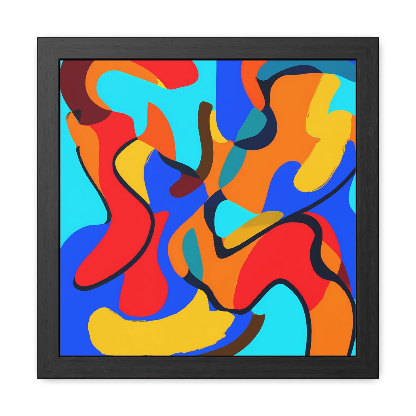 Fabstract 6 - on Framed Print