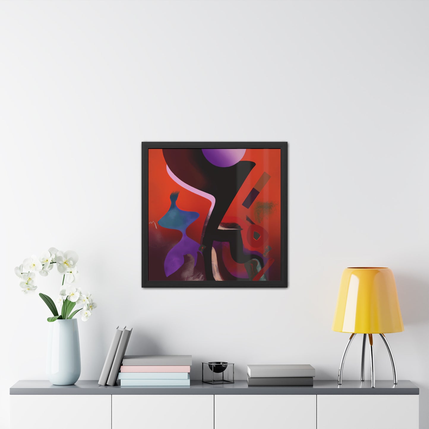 Fabstract 16 - on Framed Print